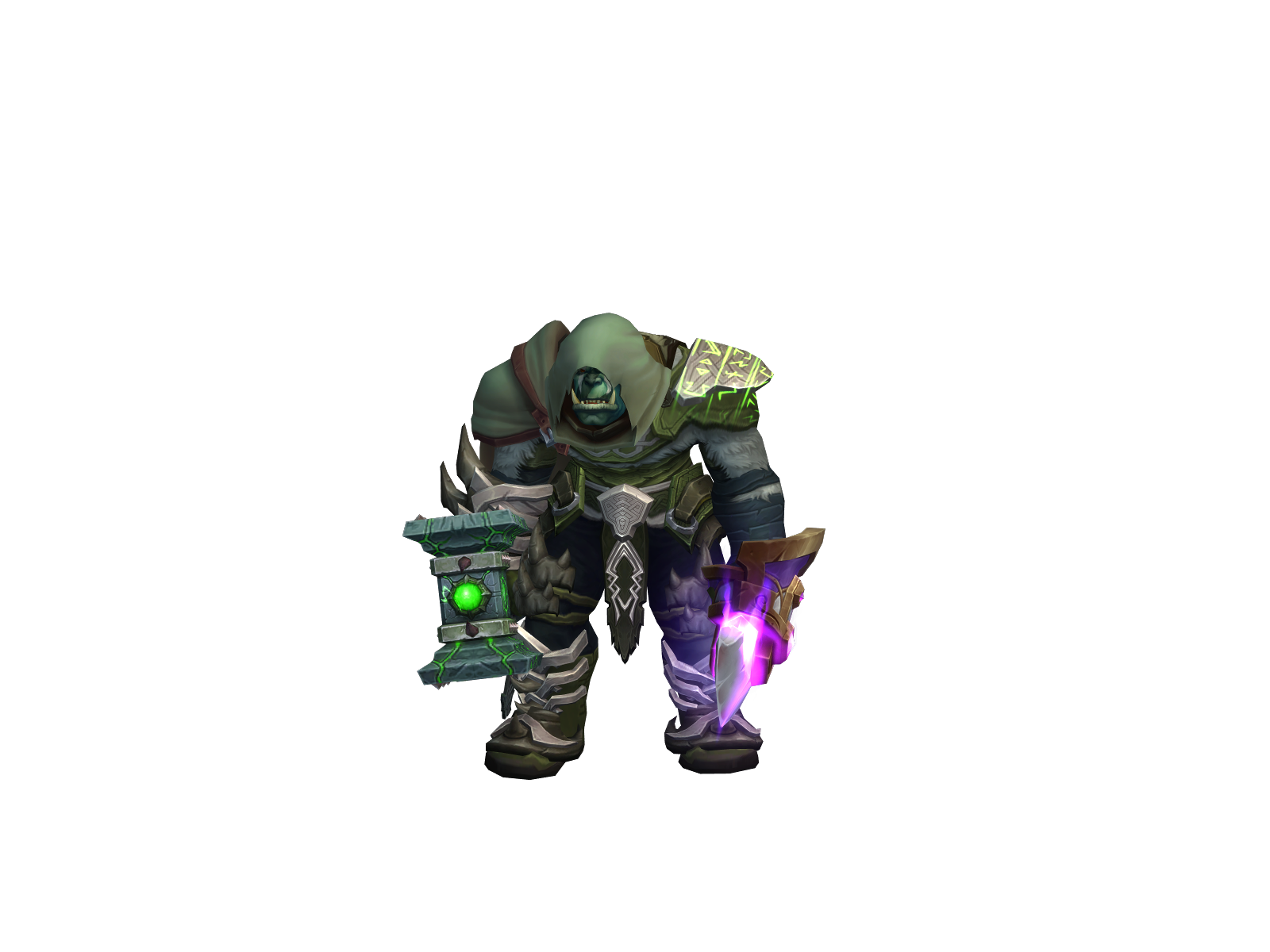 Shralle 3D character render