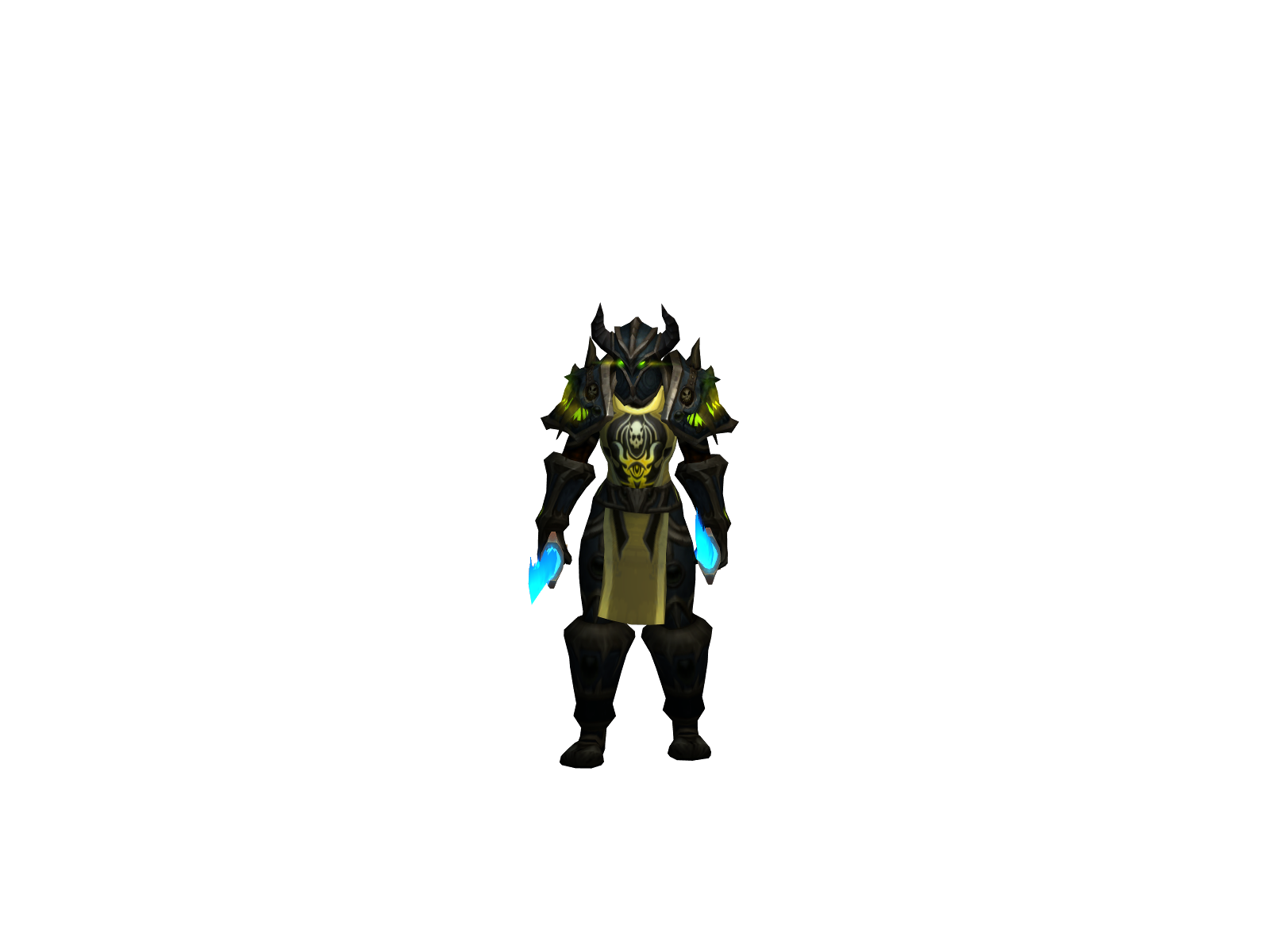 Quandê 3D character render