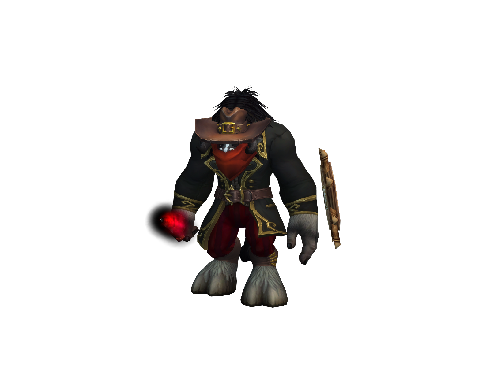 Vultando 3D character render