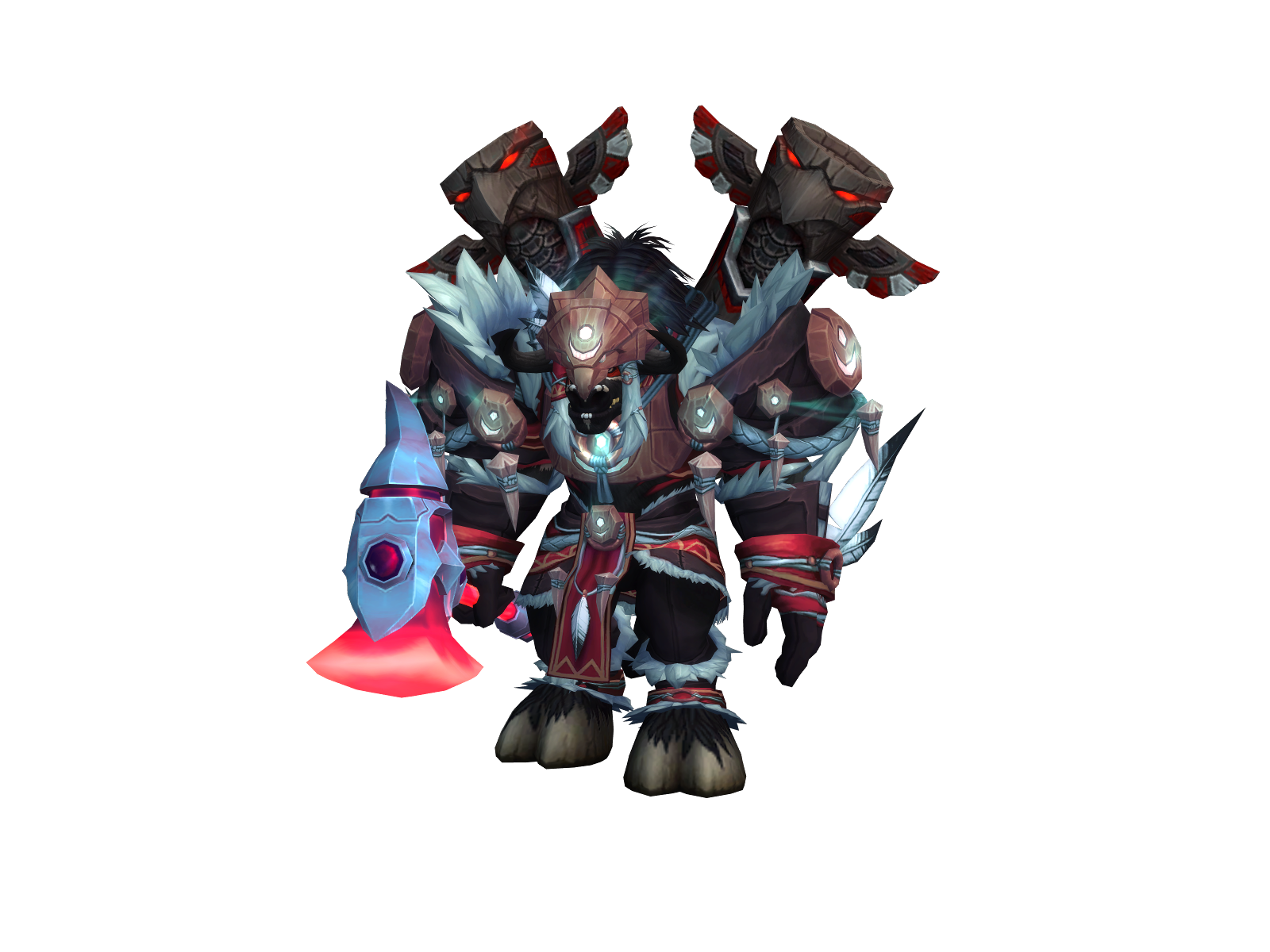 Flexdru 3D character render
