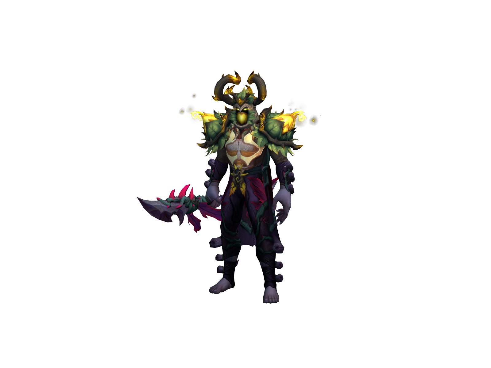 Caln 3D character render