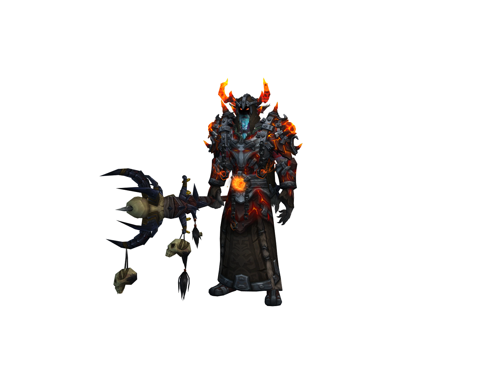Reckingball 3D character render