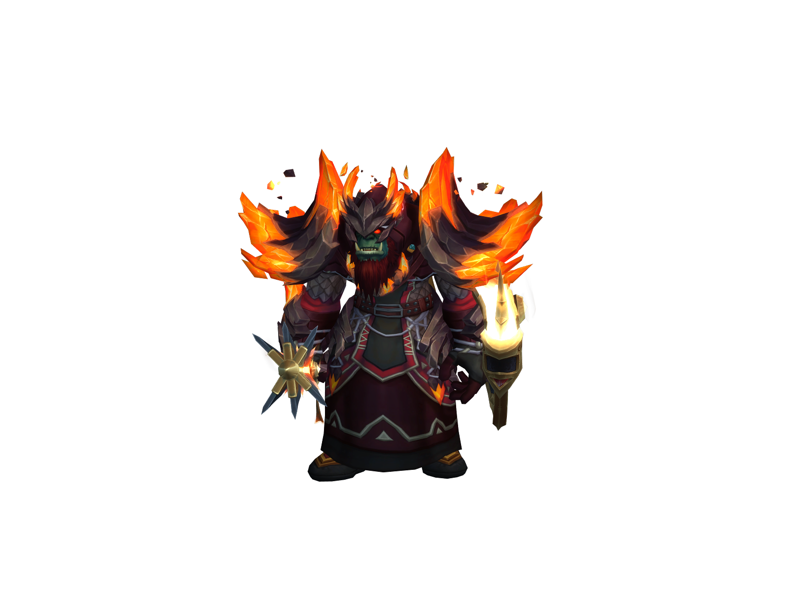 Crazyshaman 3D character render