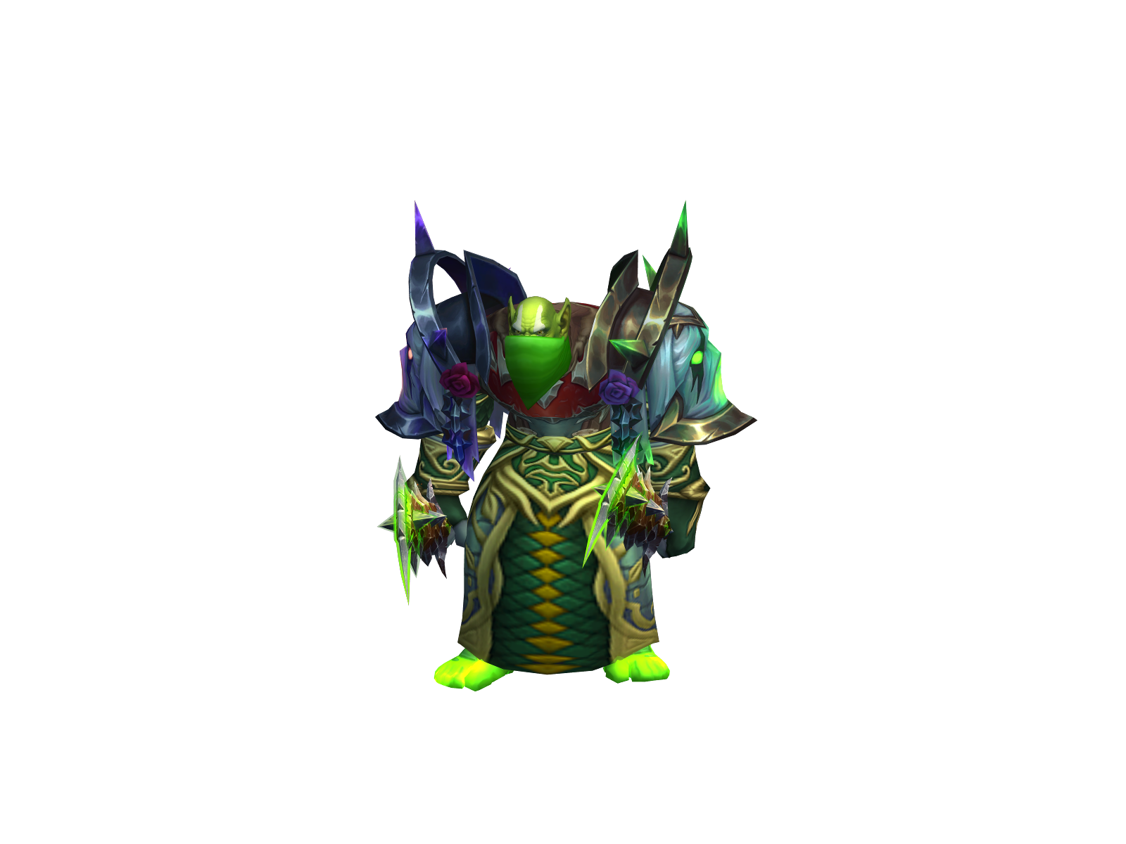 Psychedeliic 3D character render