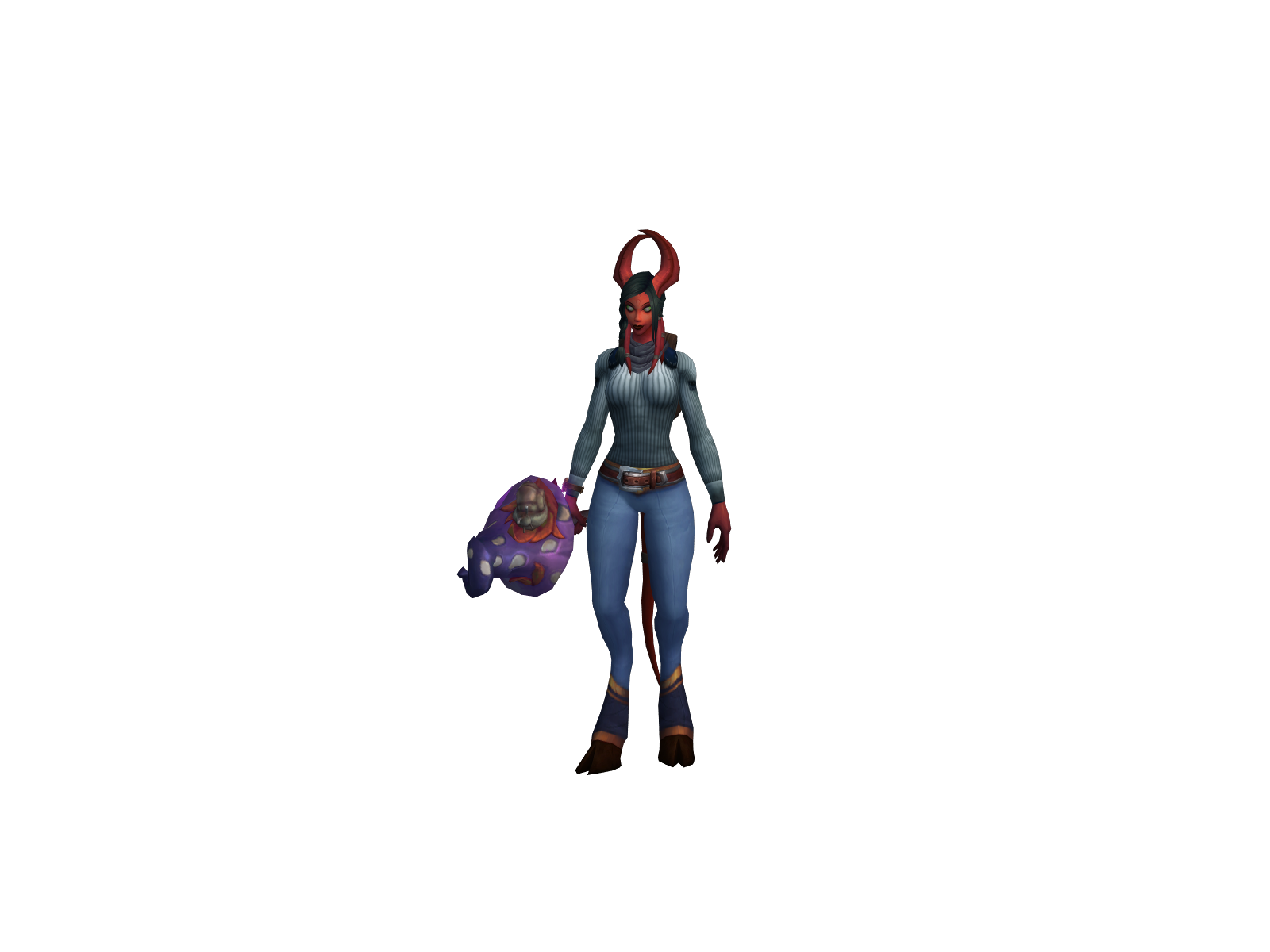 Papakroket 3D character render