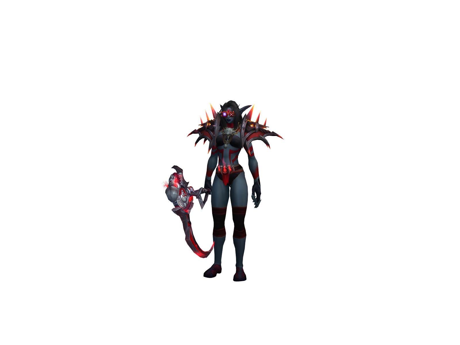 Falconelock 3D character render