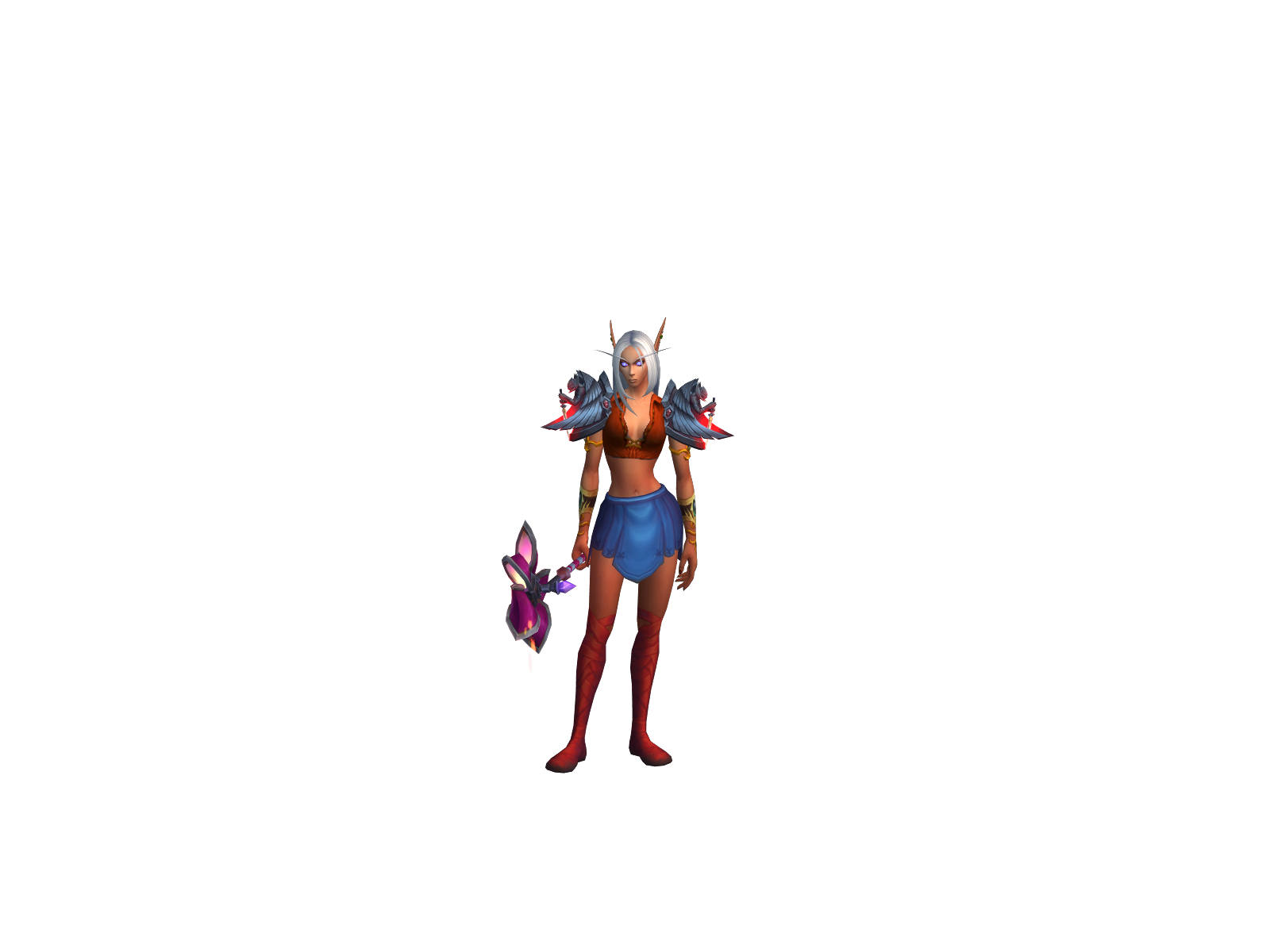 Galaxielied 3D character render