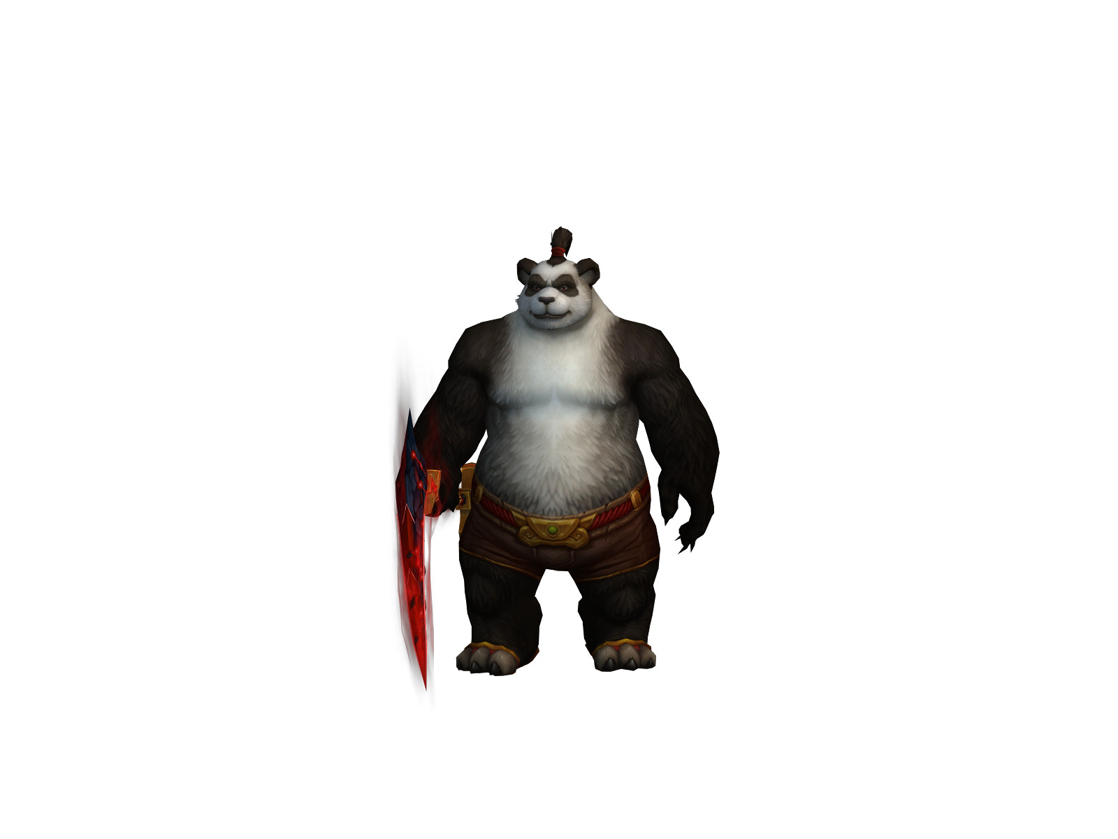 Radapanda 3D character render