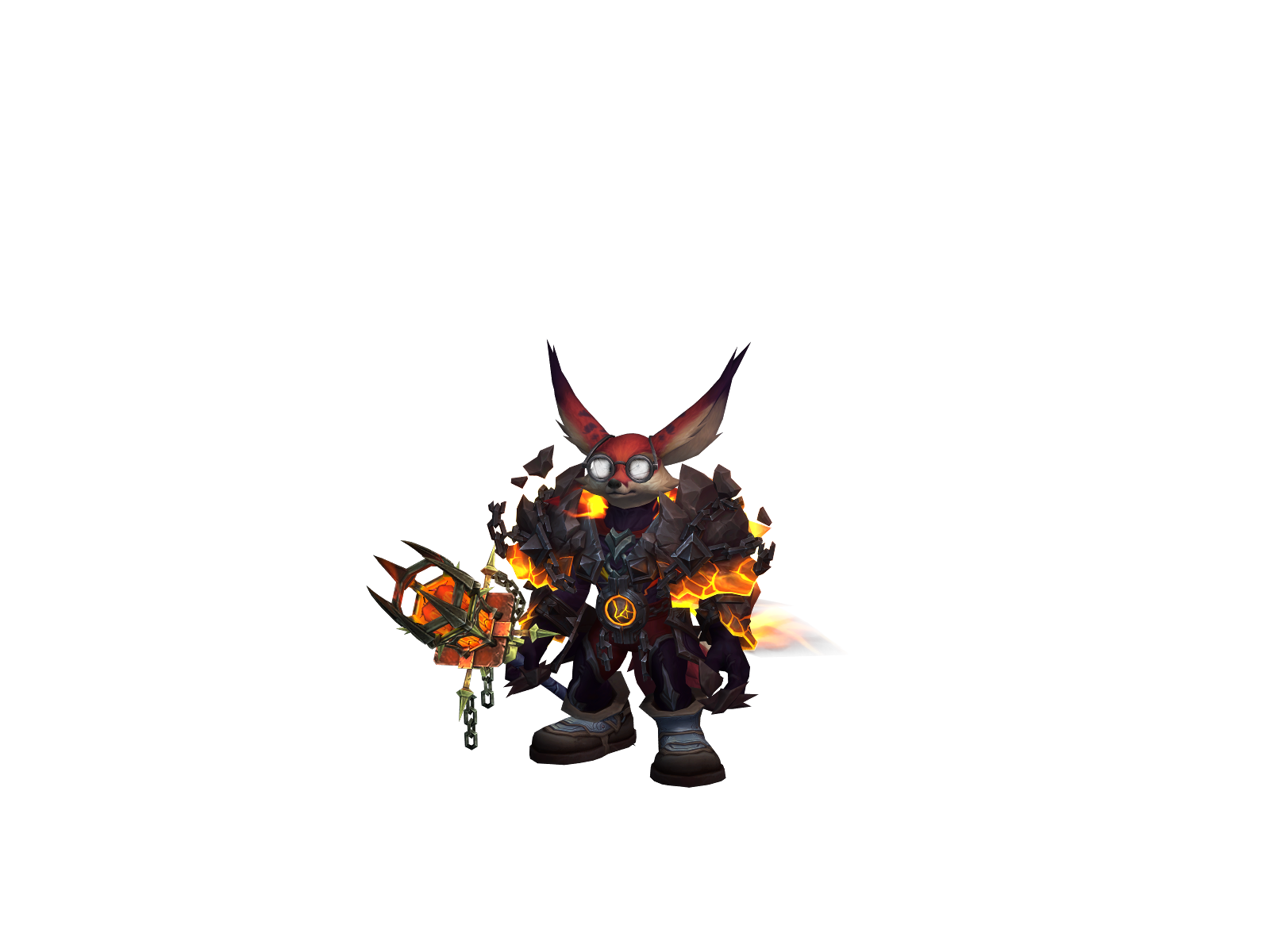 Felphox 3D character render