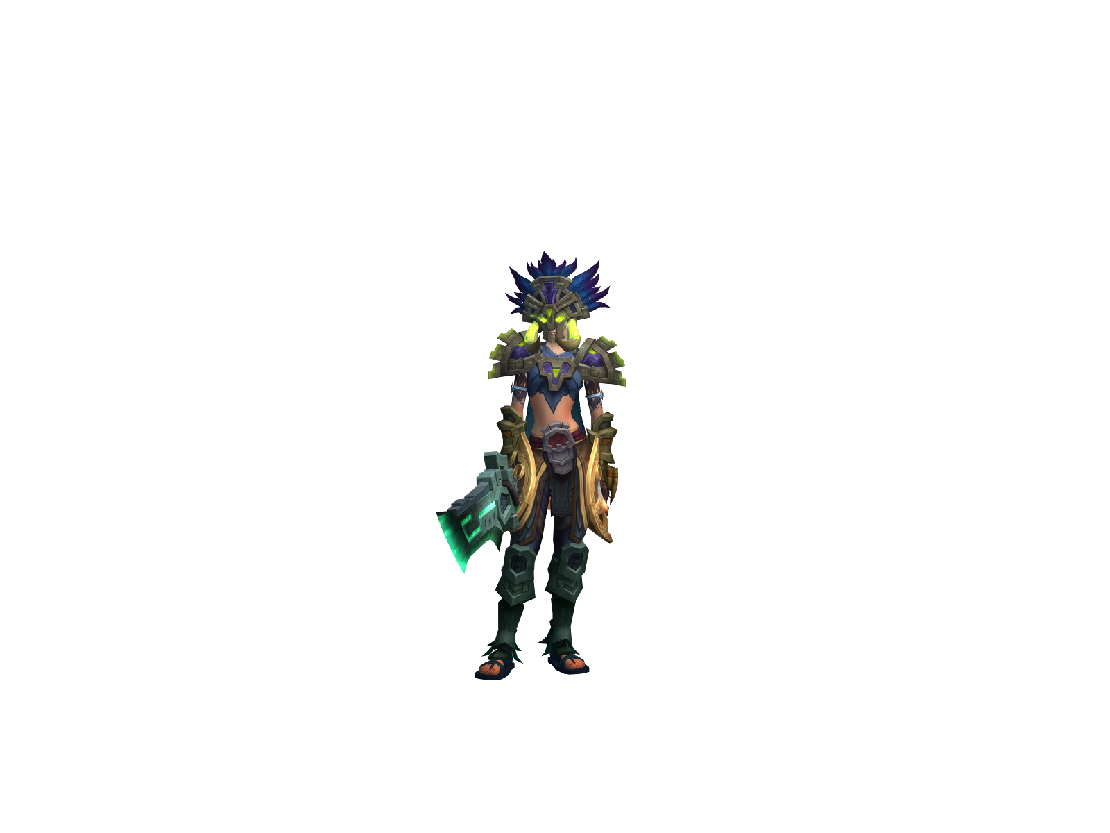 Samoghon 3D character render