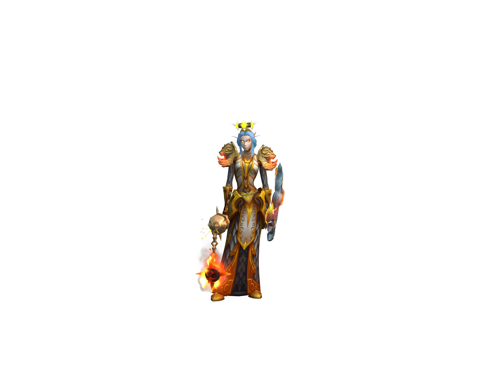 Rayleah 3D character render
