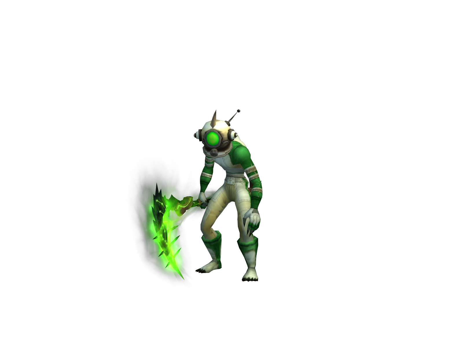 príst 3D character render