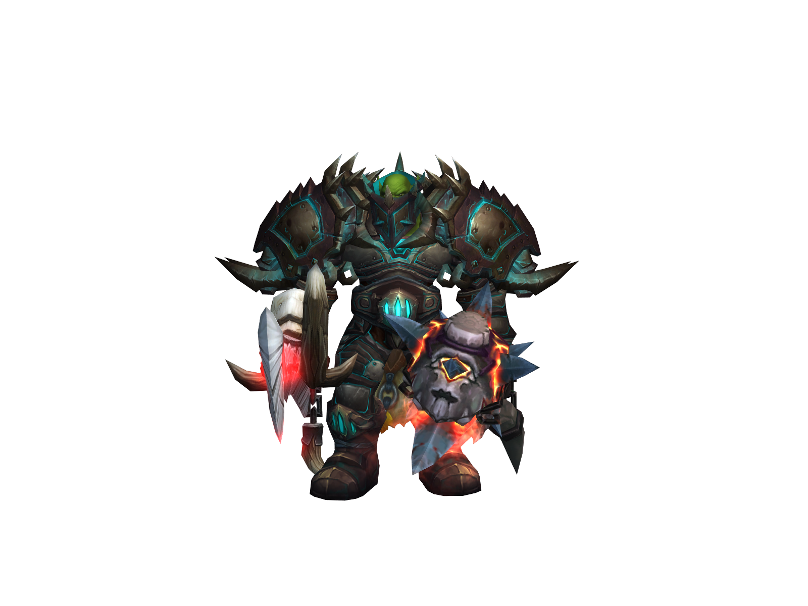 Gigaachads 3D character render