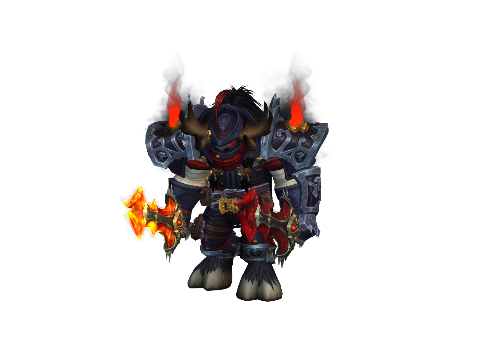 Moukakou 3D character render