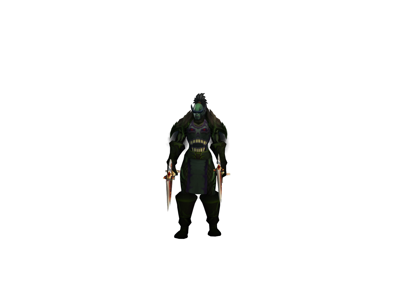 Trumän 3D character render