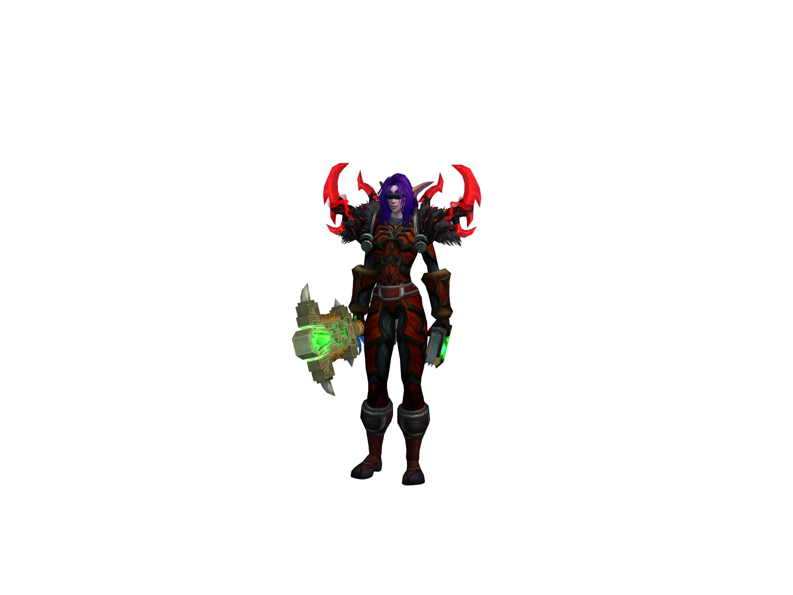 Bloodykitty 3D character render