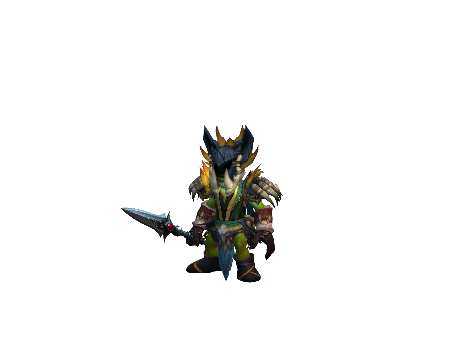 Bengvirius 3D character render