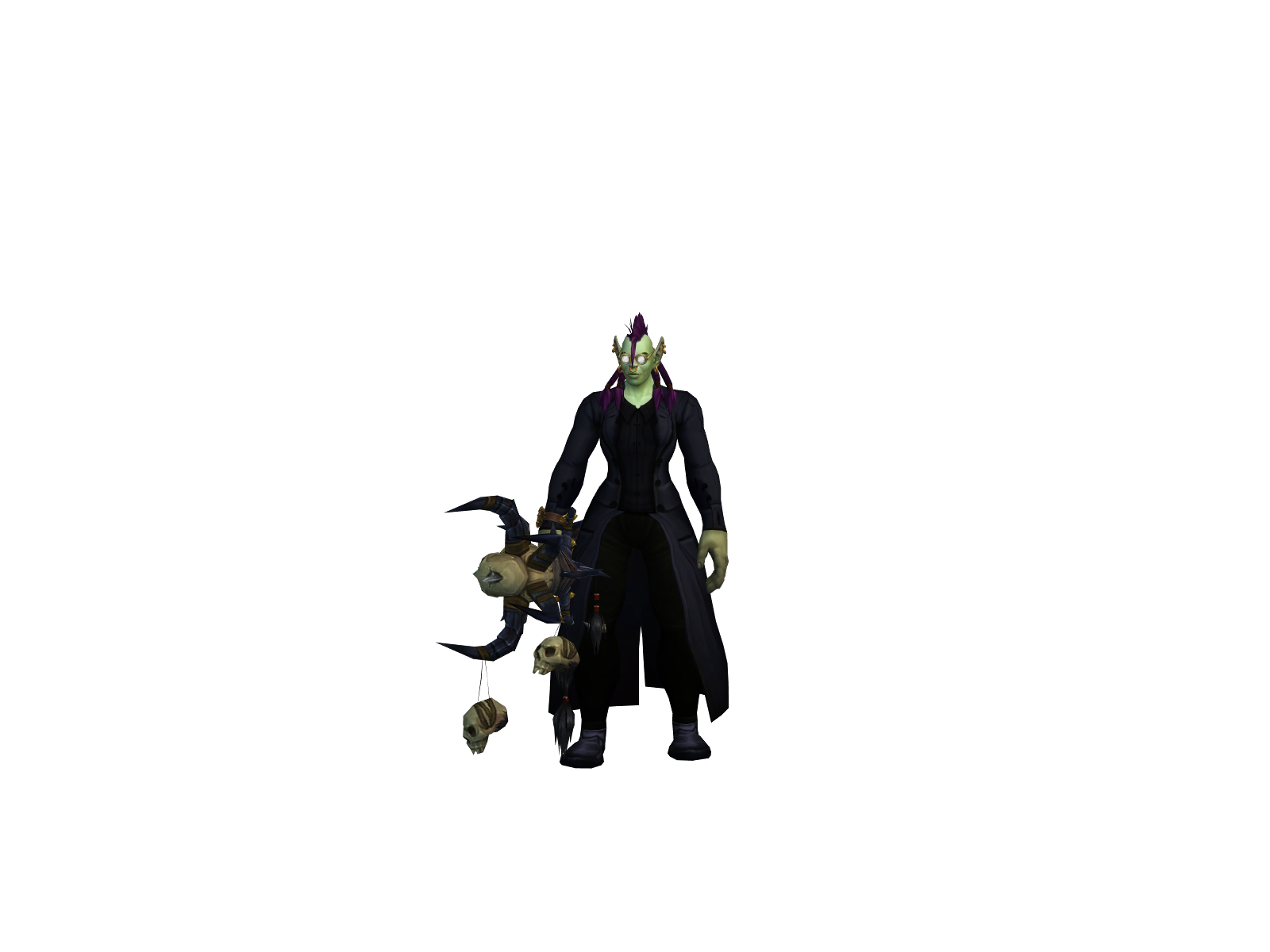 Bedock 3D character render
