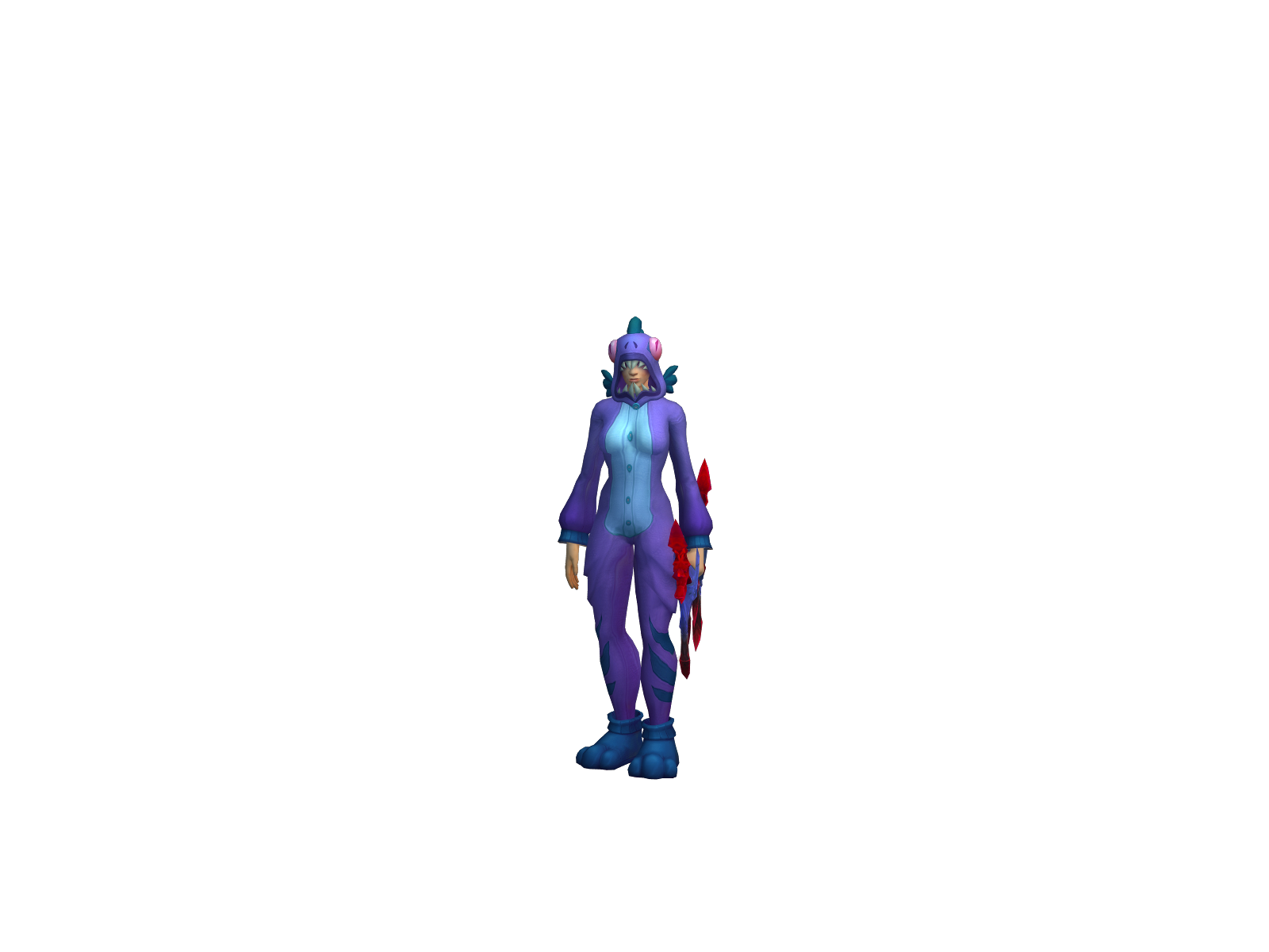 Keeirahunt 3D character render