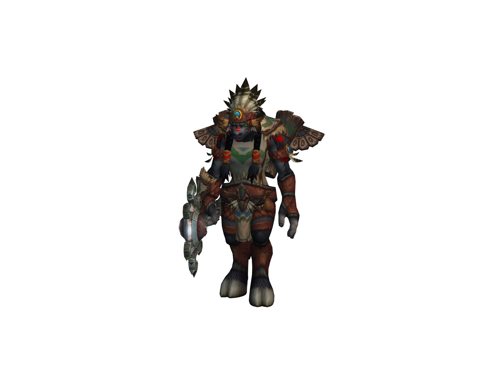 Yamaula 3D character render