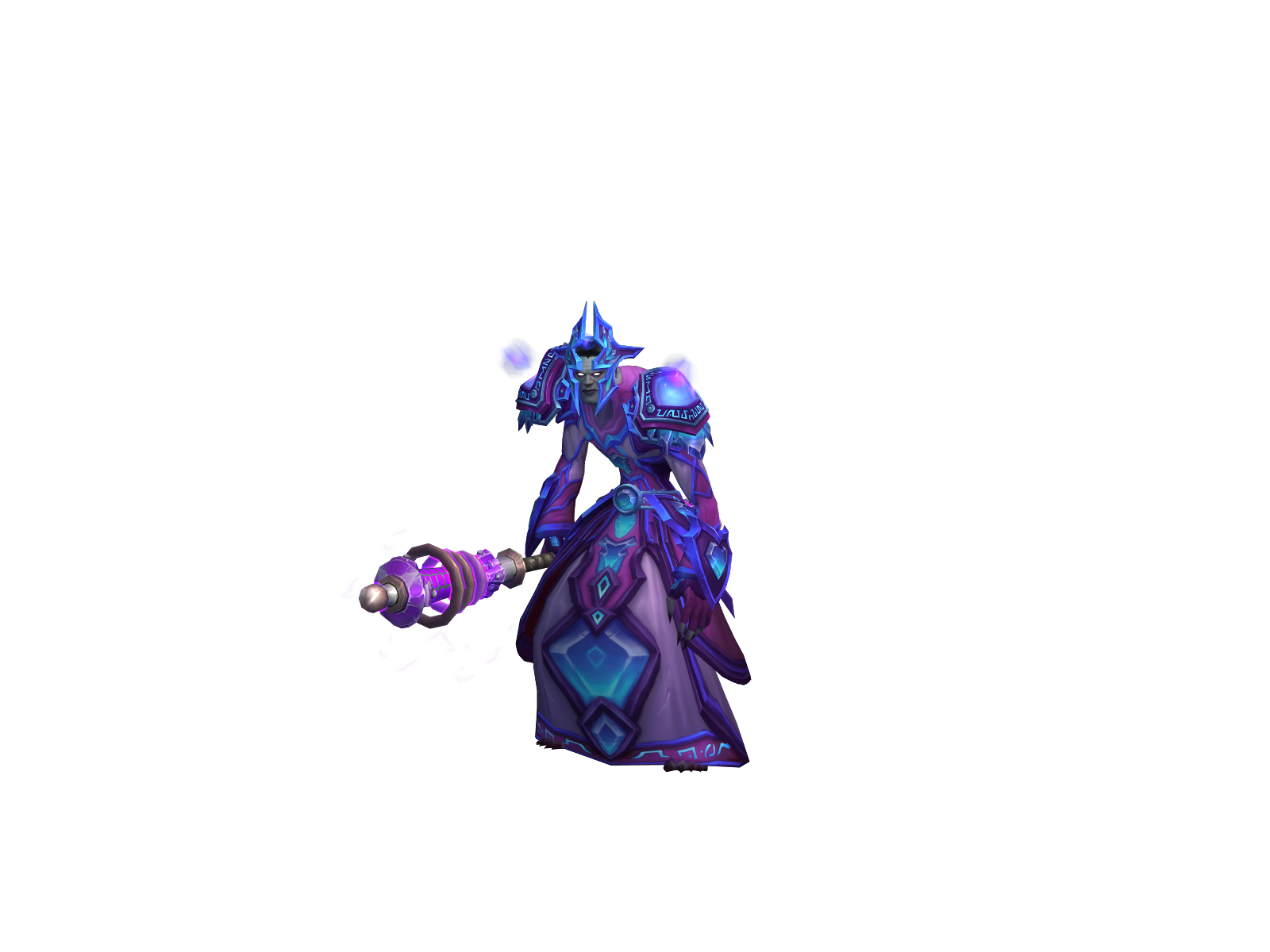 Nerfed 3D character render