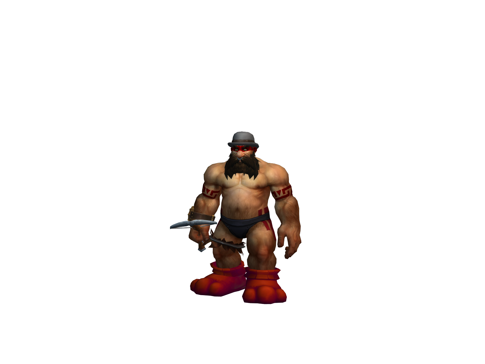 Sprutern 3D character render