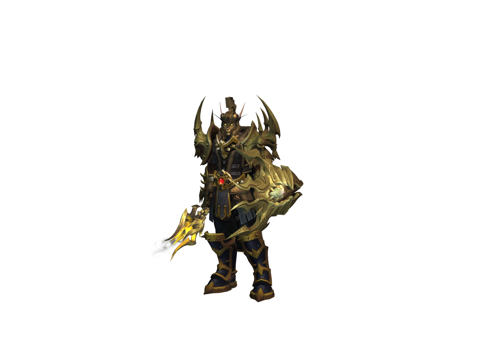 Saggyblock 3D character render