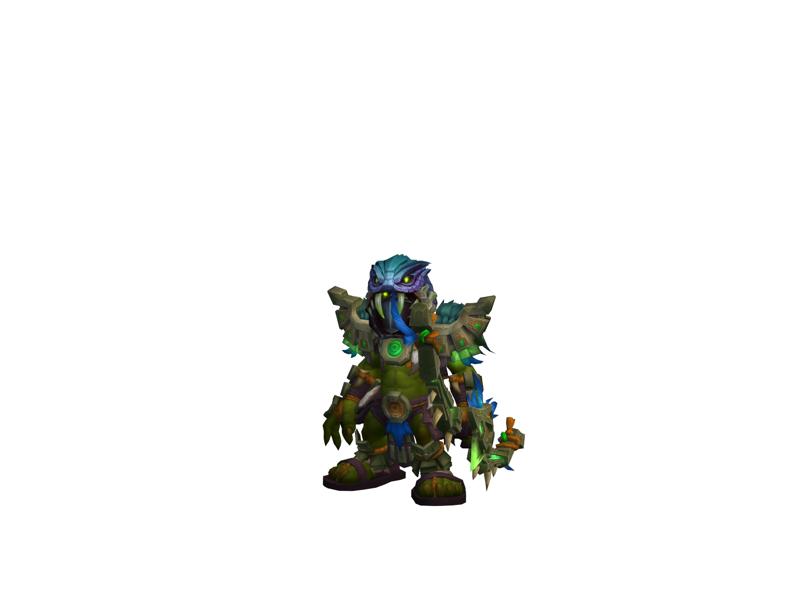 Fumbles 3D character render