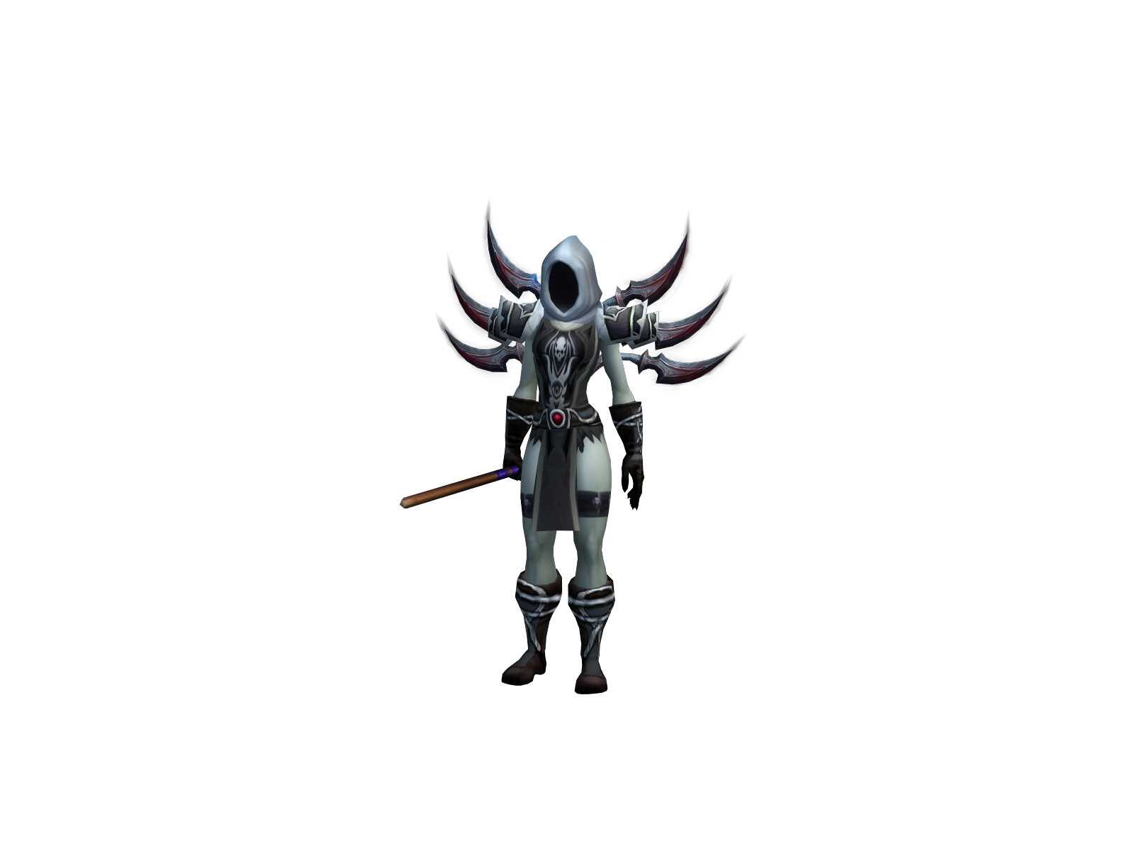 Sausagesally 3D character render