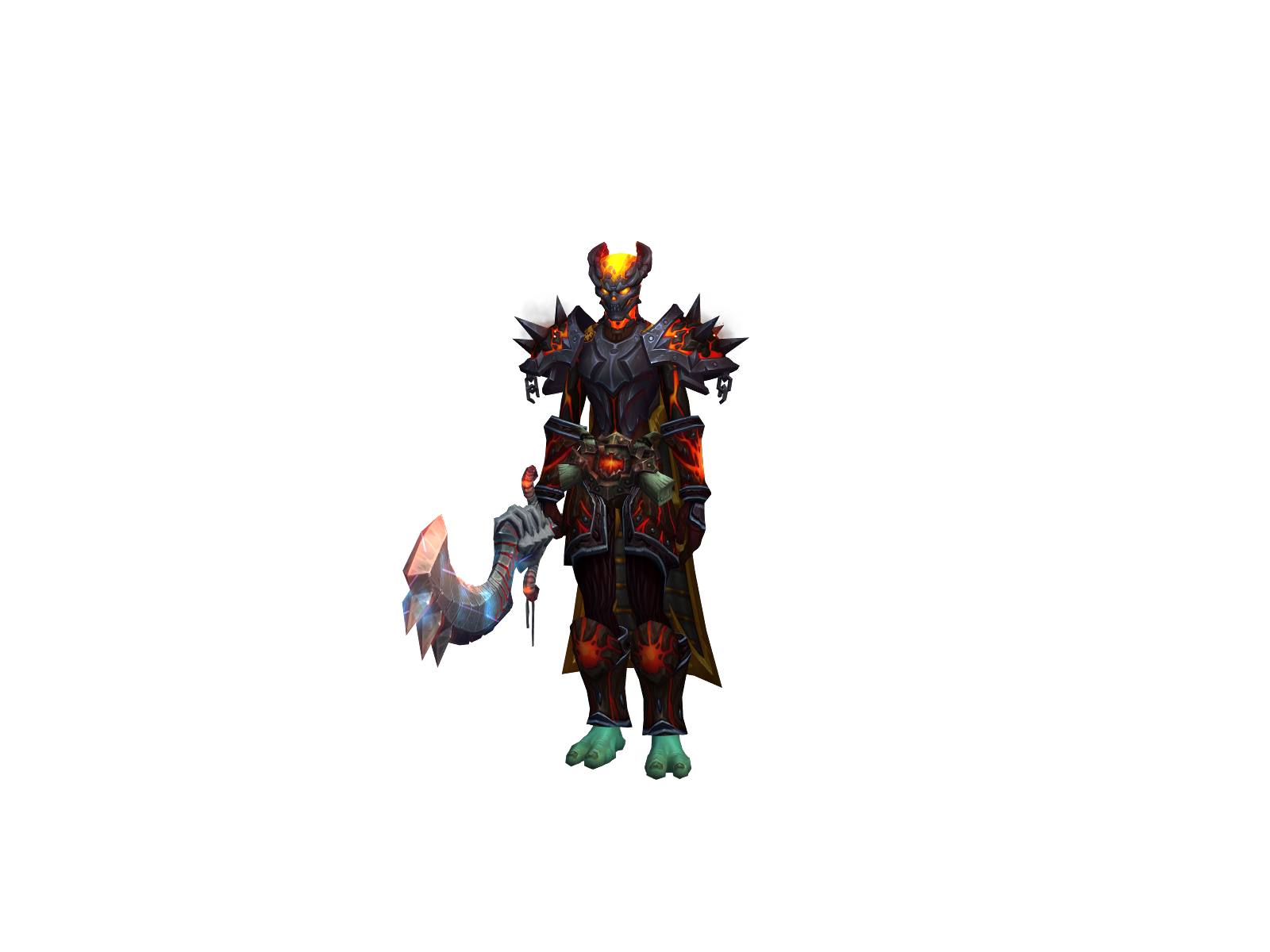 Fratze 3D character render