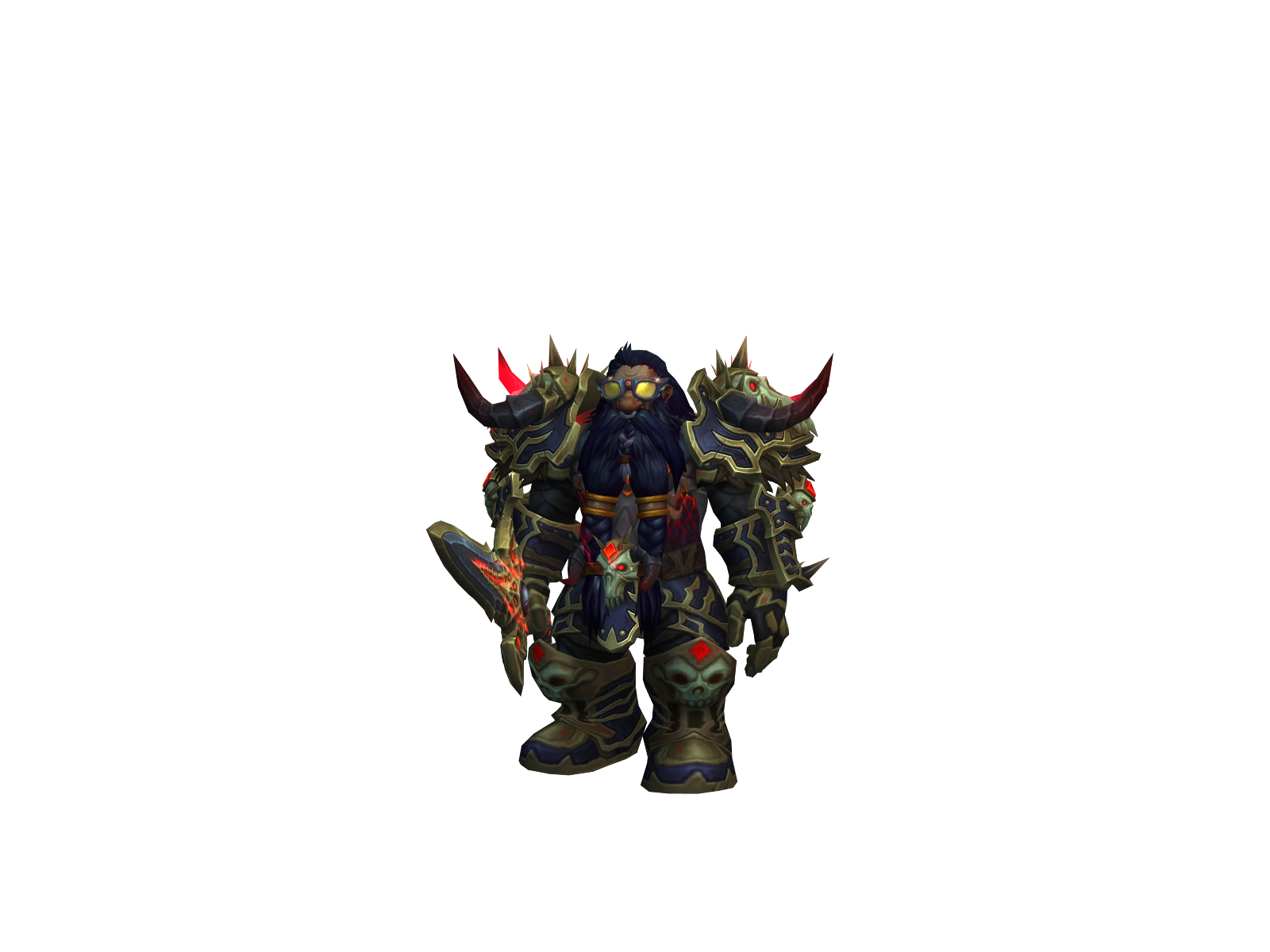 Thiccado 3D character render