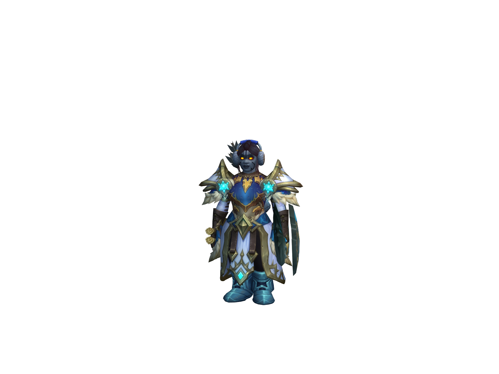 Elusia 3D character render