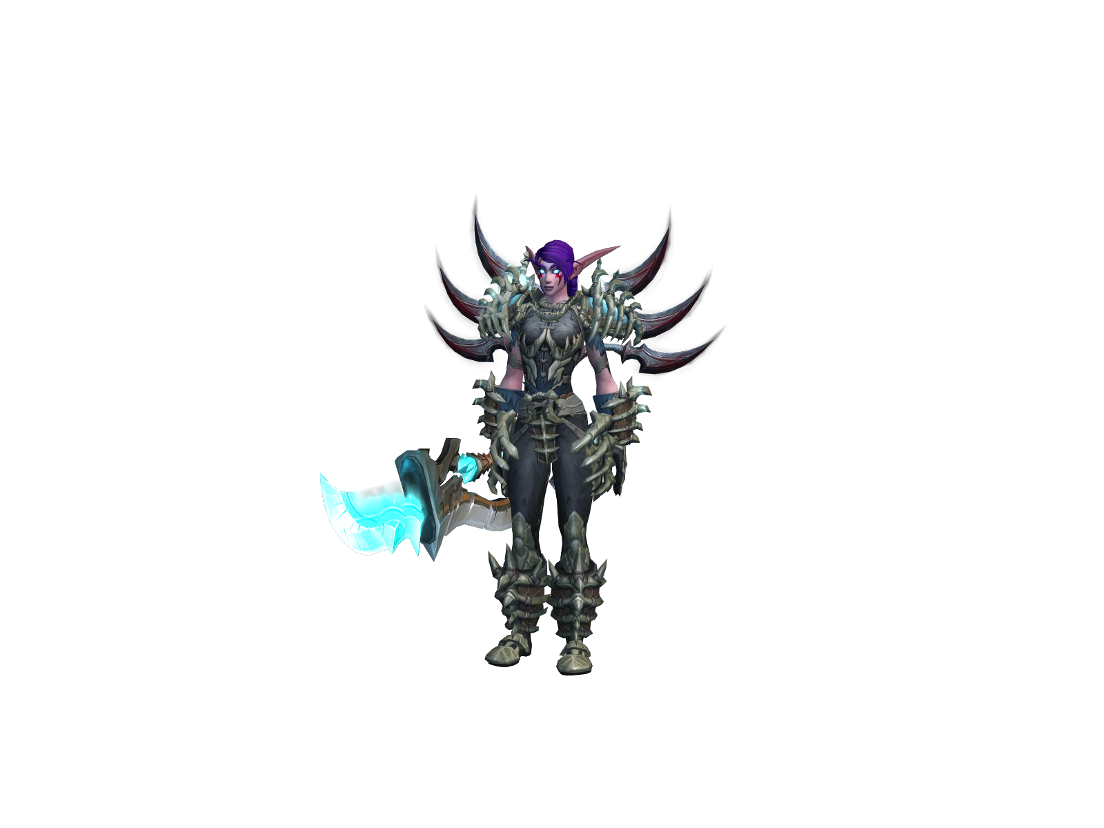 Adamina 3D character render