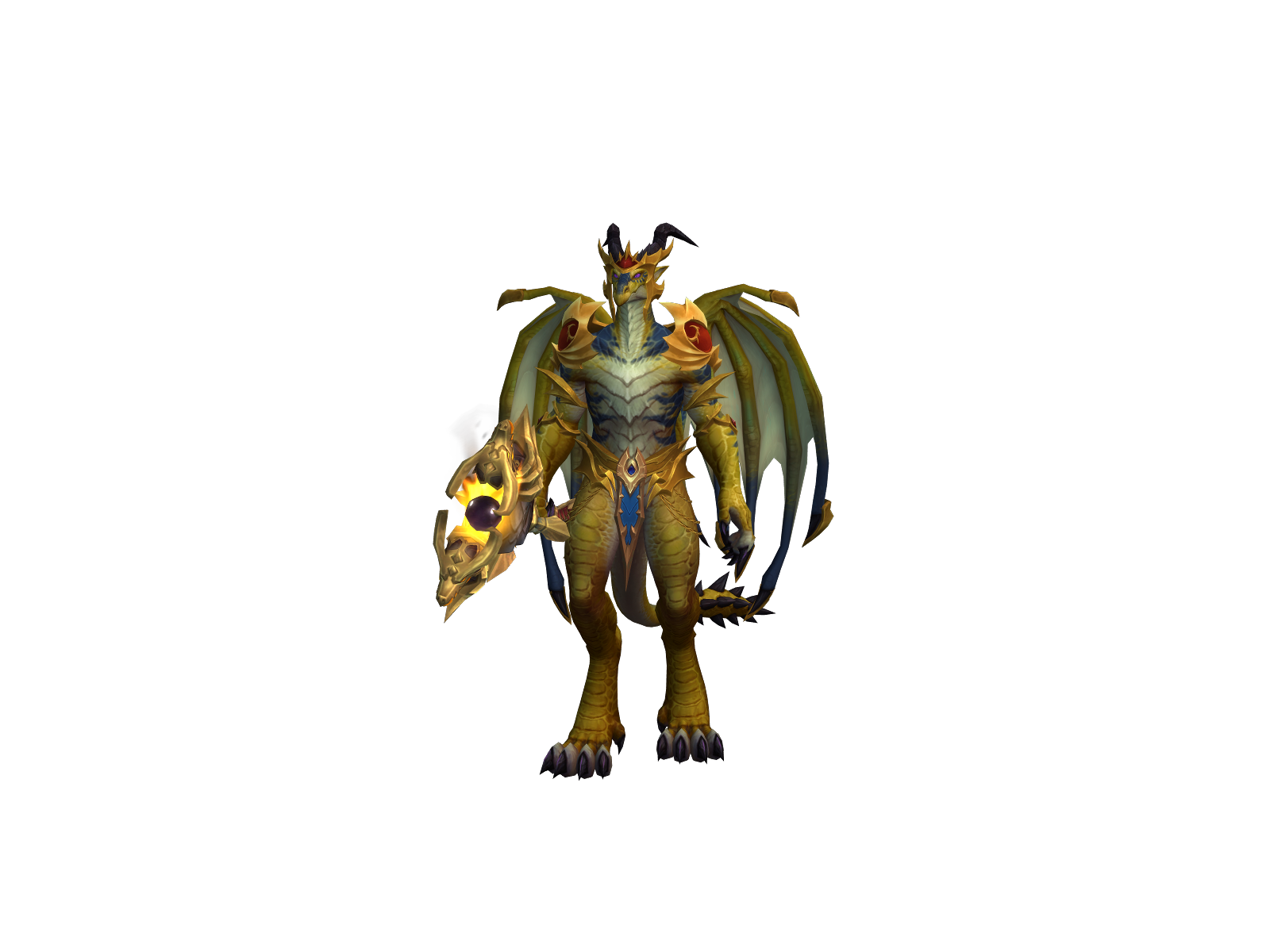 Dragonflajtr 3D character render
