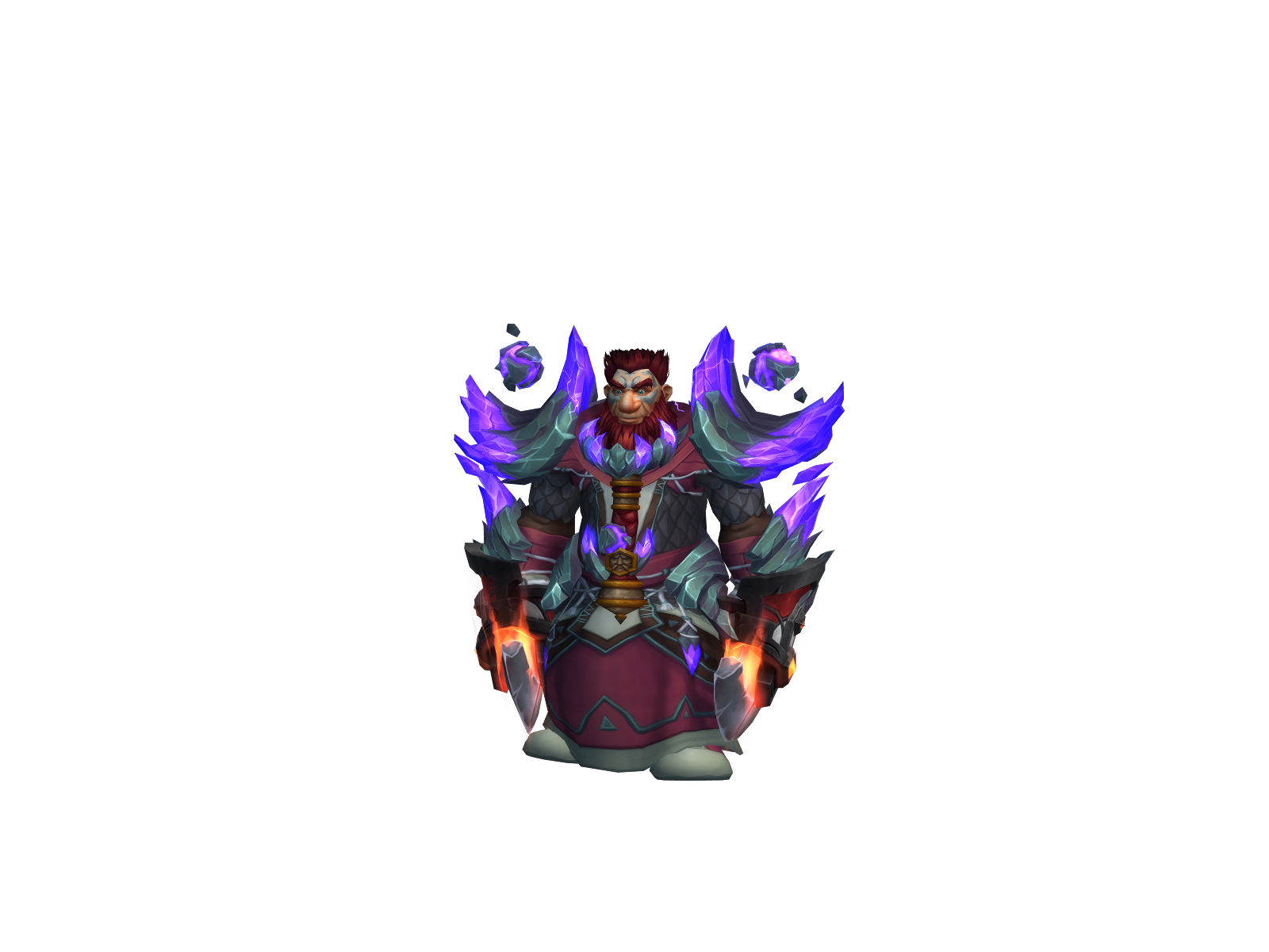 Kubismus 3D character render