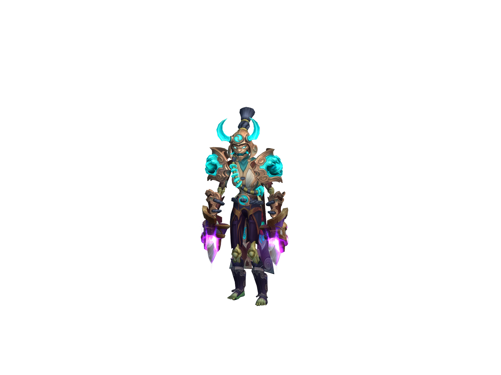 Peciaas 3D character render