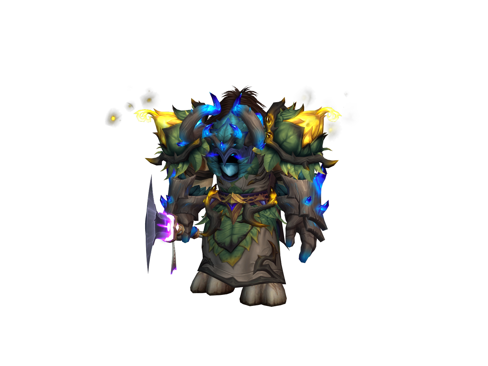 Bigrohaty 3D character render
