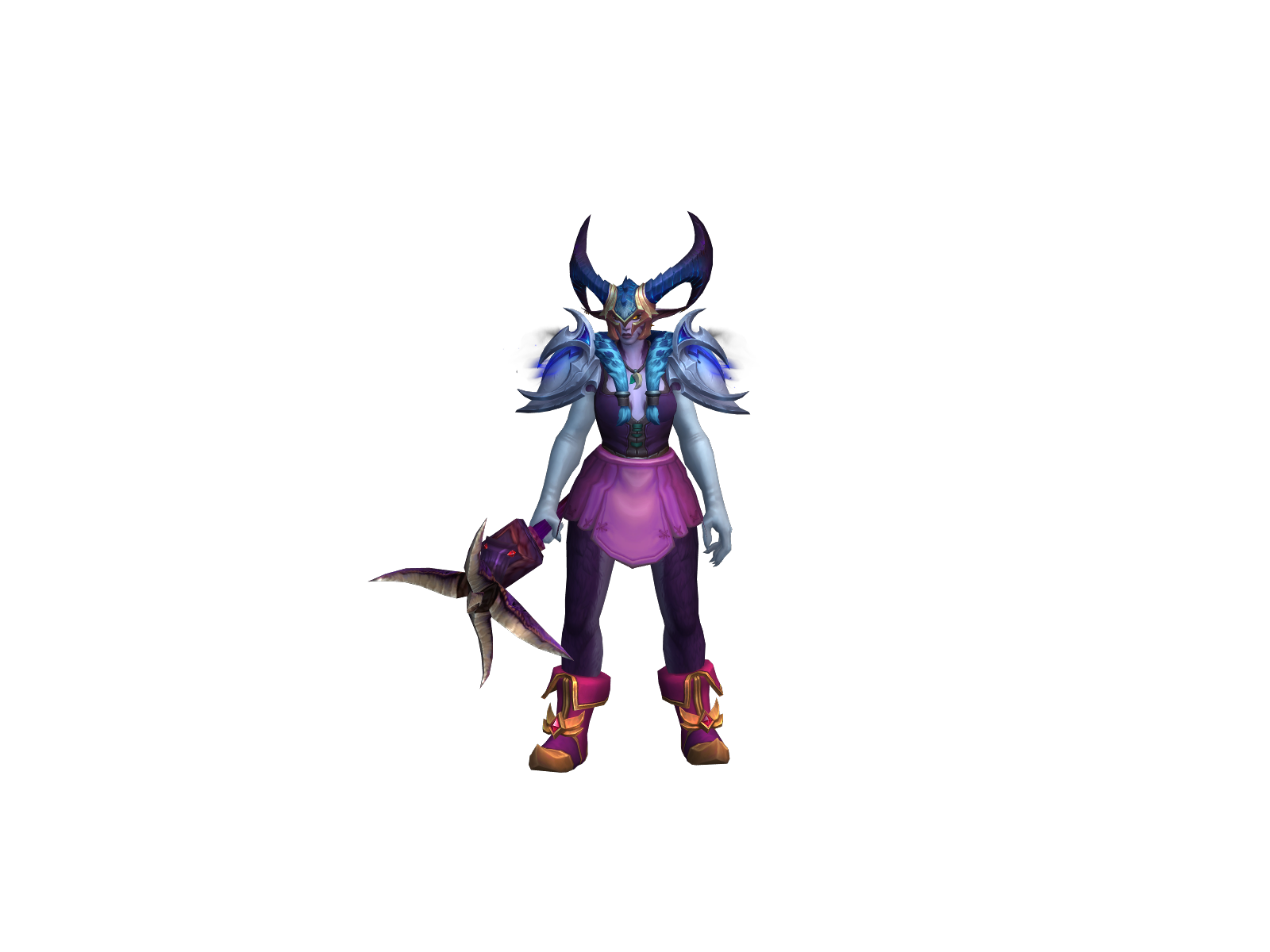 Kittydruid 3D character render