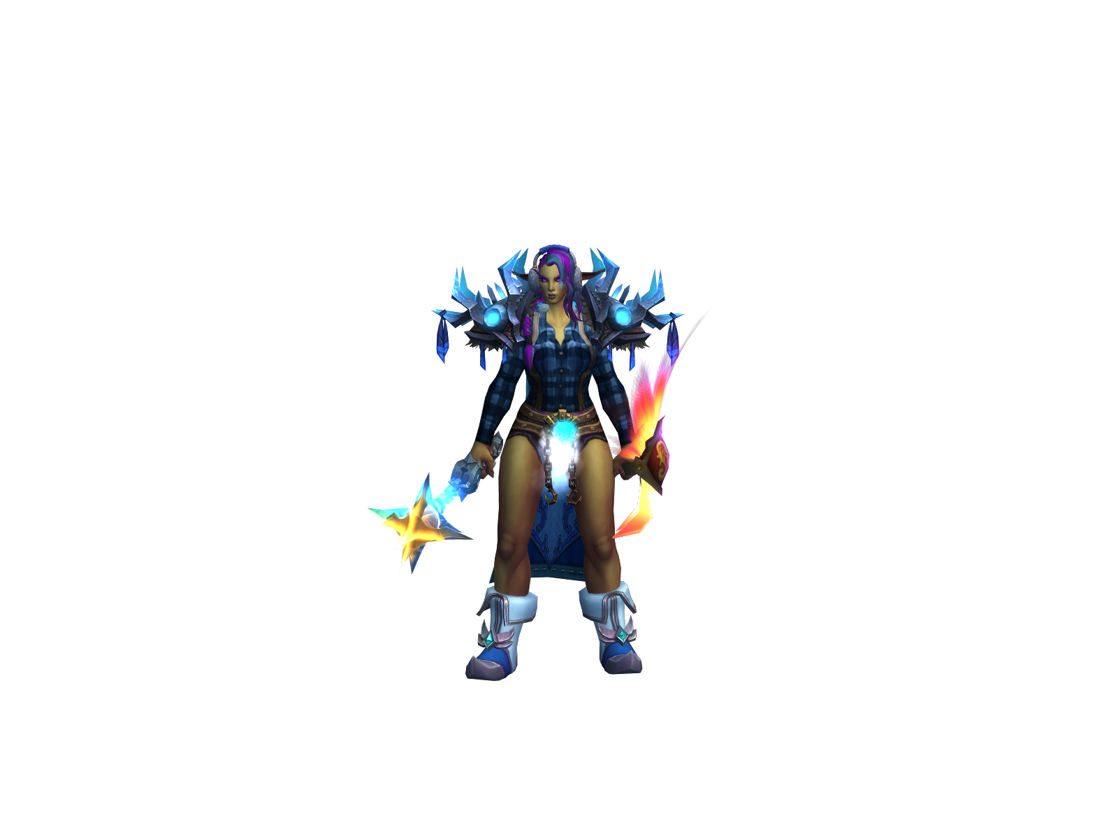 Vussha 3D character render