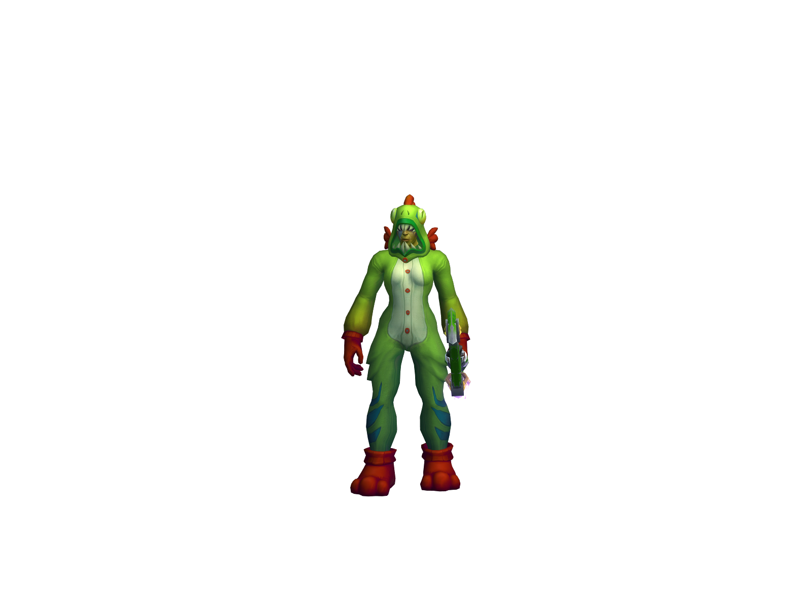 Bakasaru 3D character render