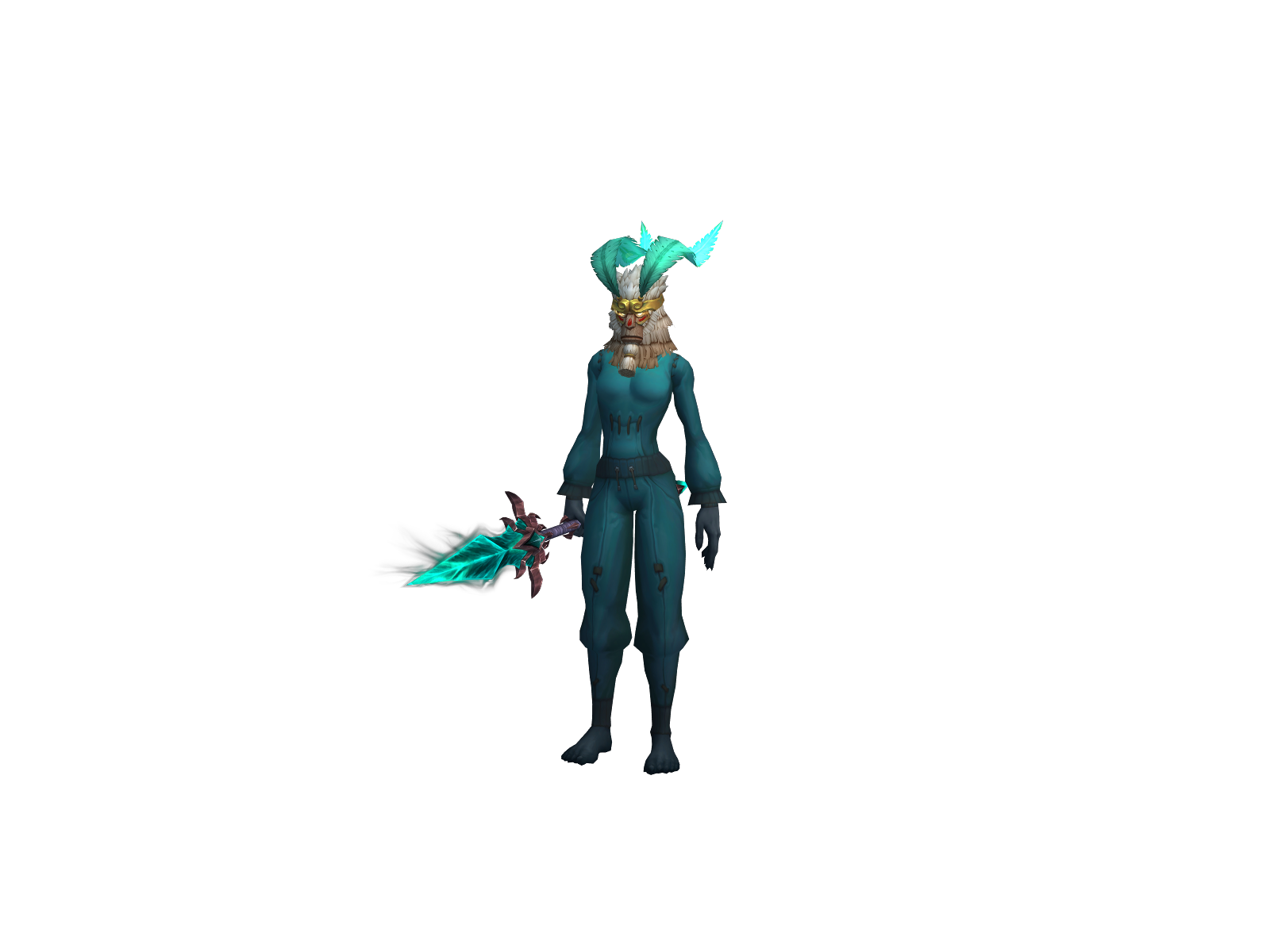 Tamiko 3D character render