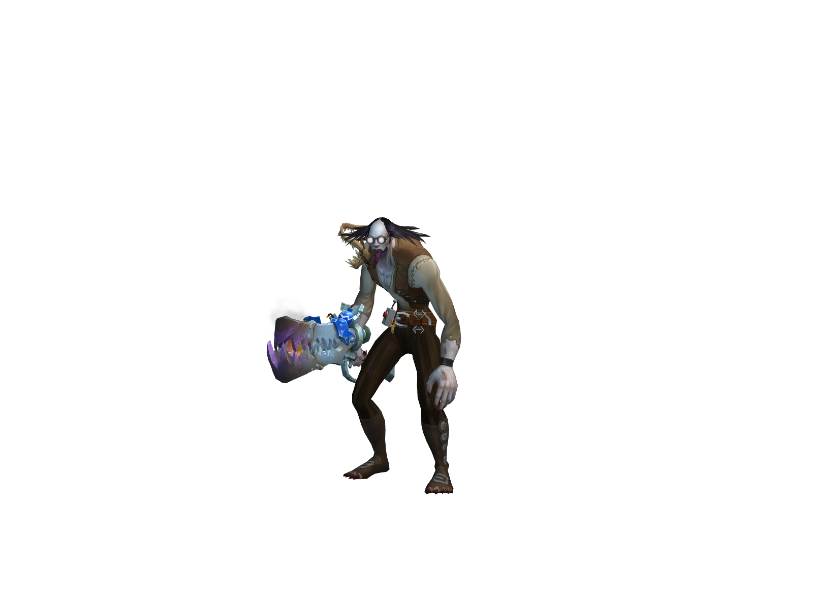 Exertlovec 3D character render