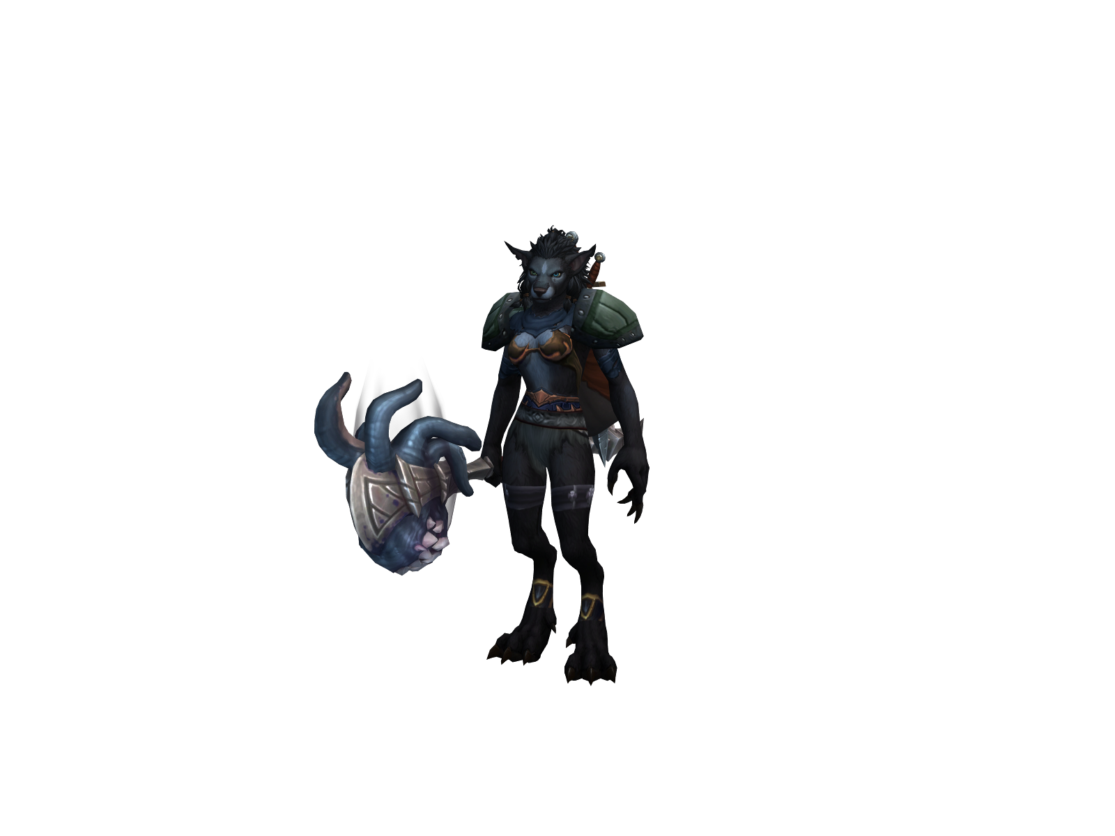 Wolfiana 3D character render