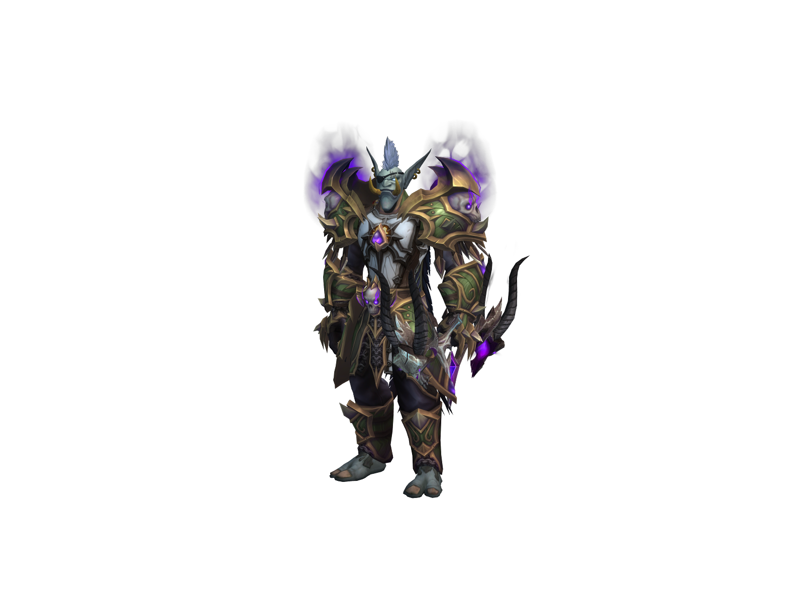 Nebinárníbýk 3D character render