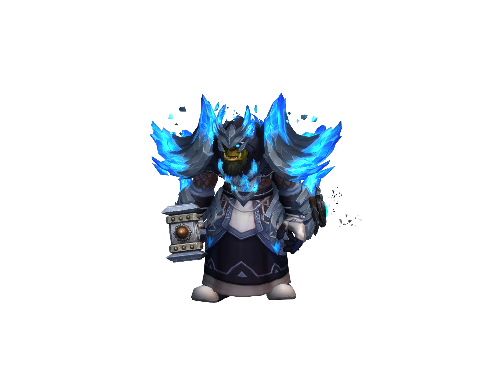 Hawkie 3D character render