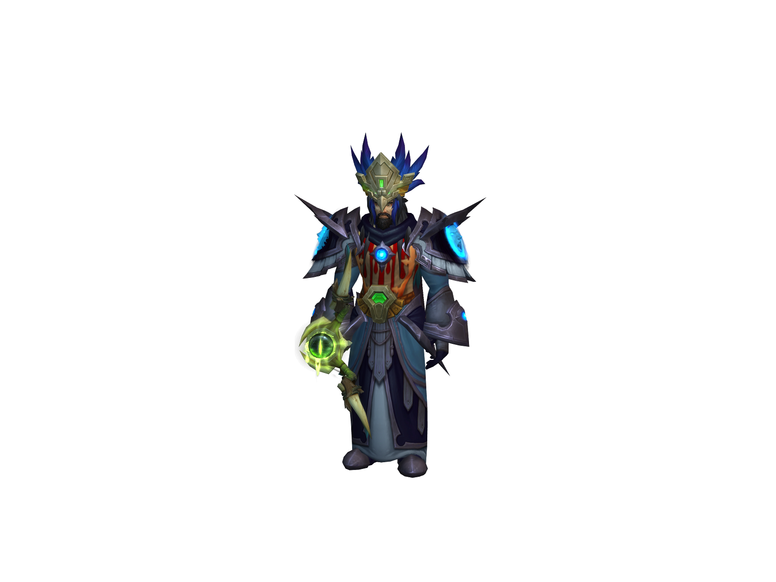 Aliester 3D character render