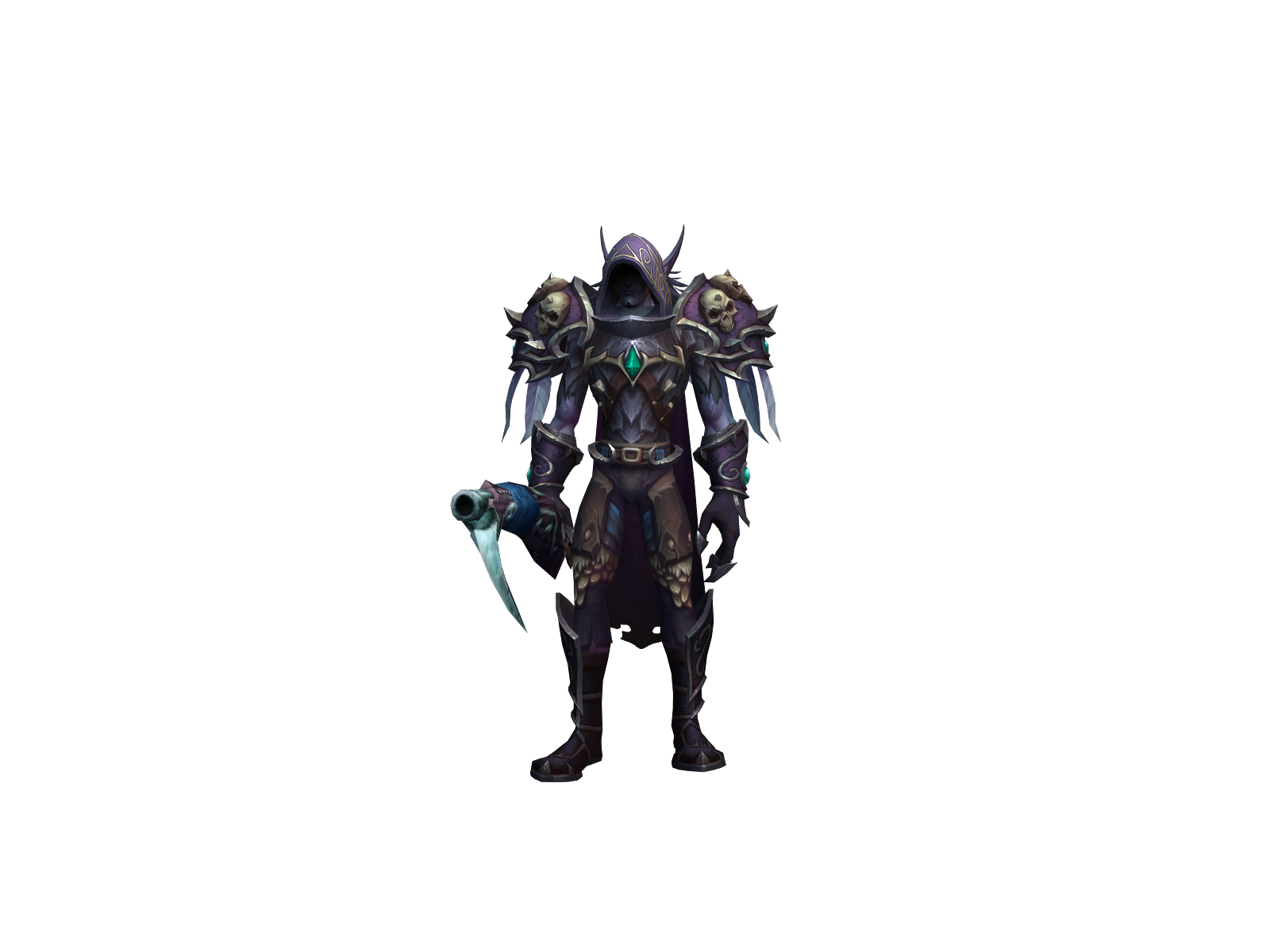 Baldwoe 3D character render