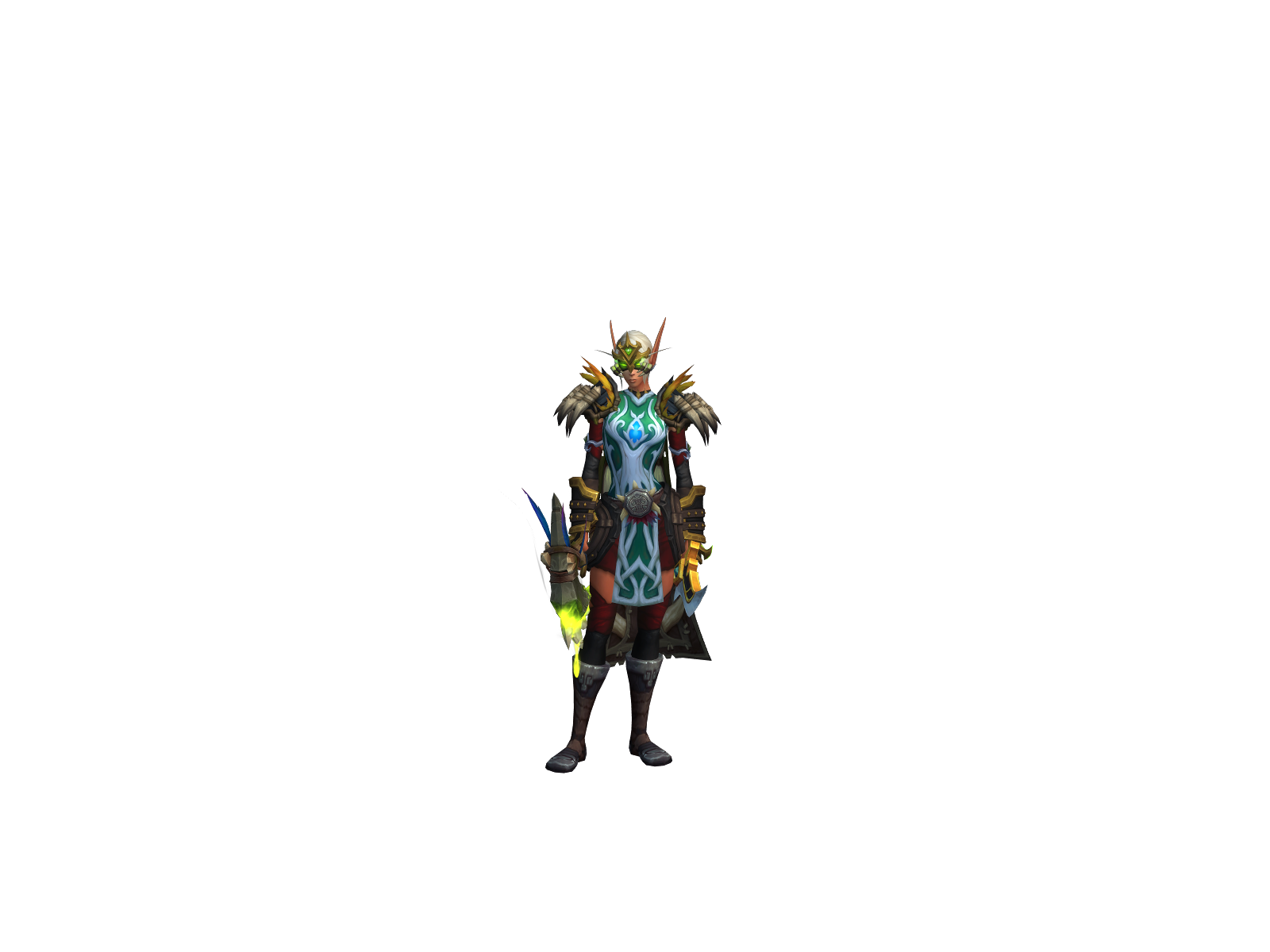 Wiindrunner 3D character render