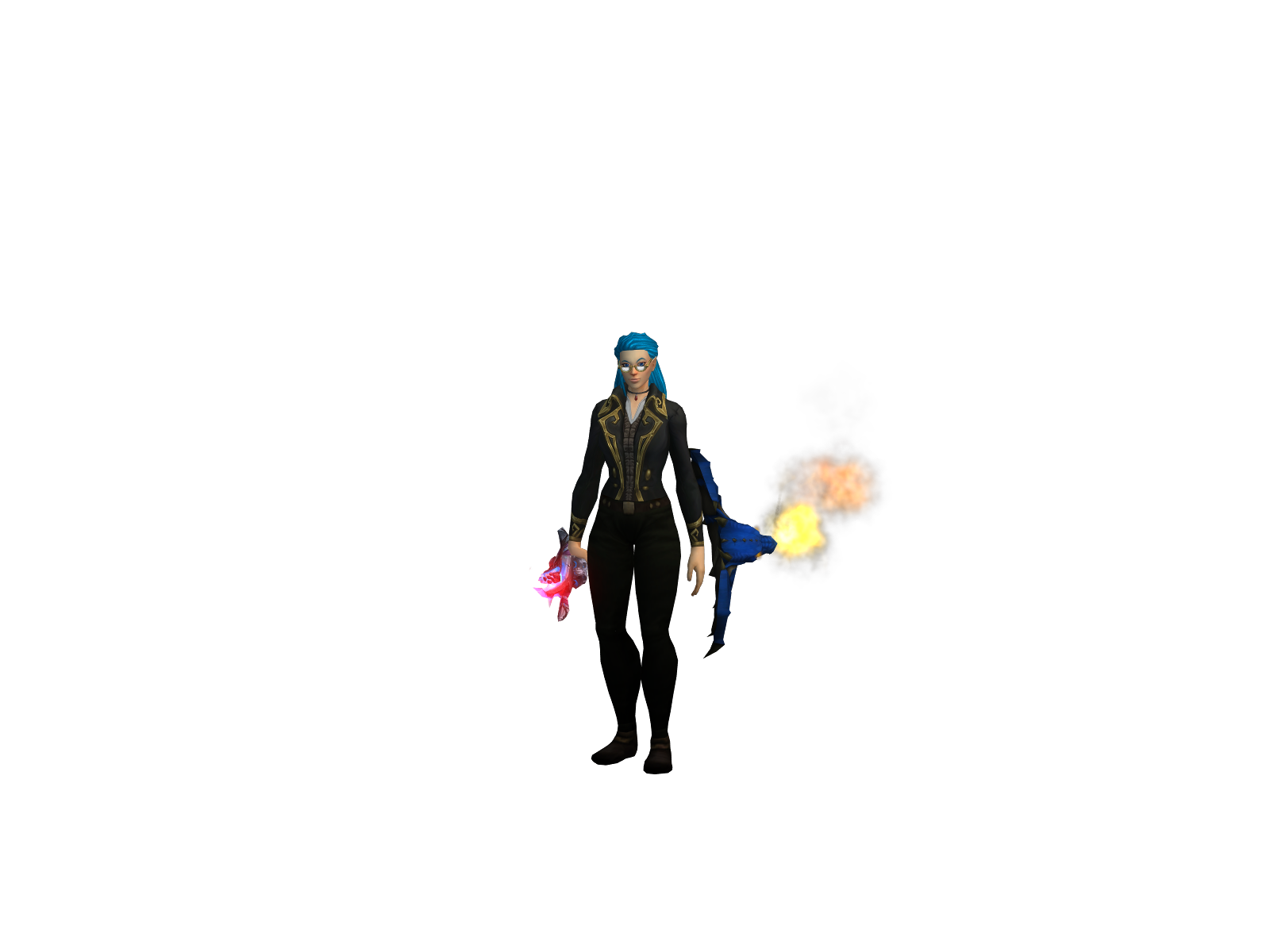 Lakru 3D character render
