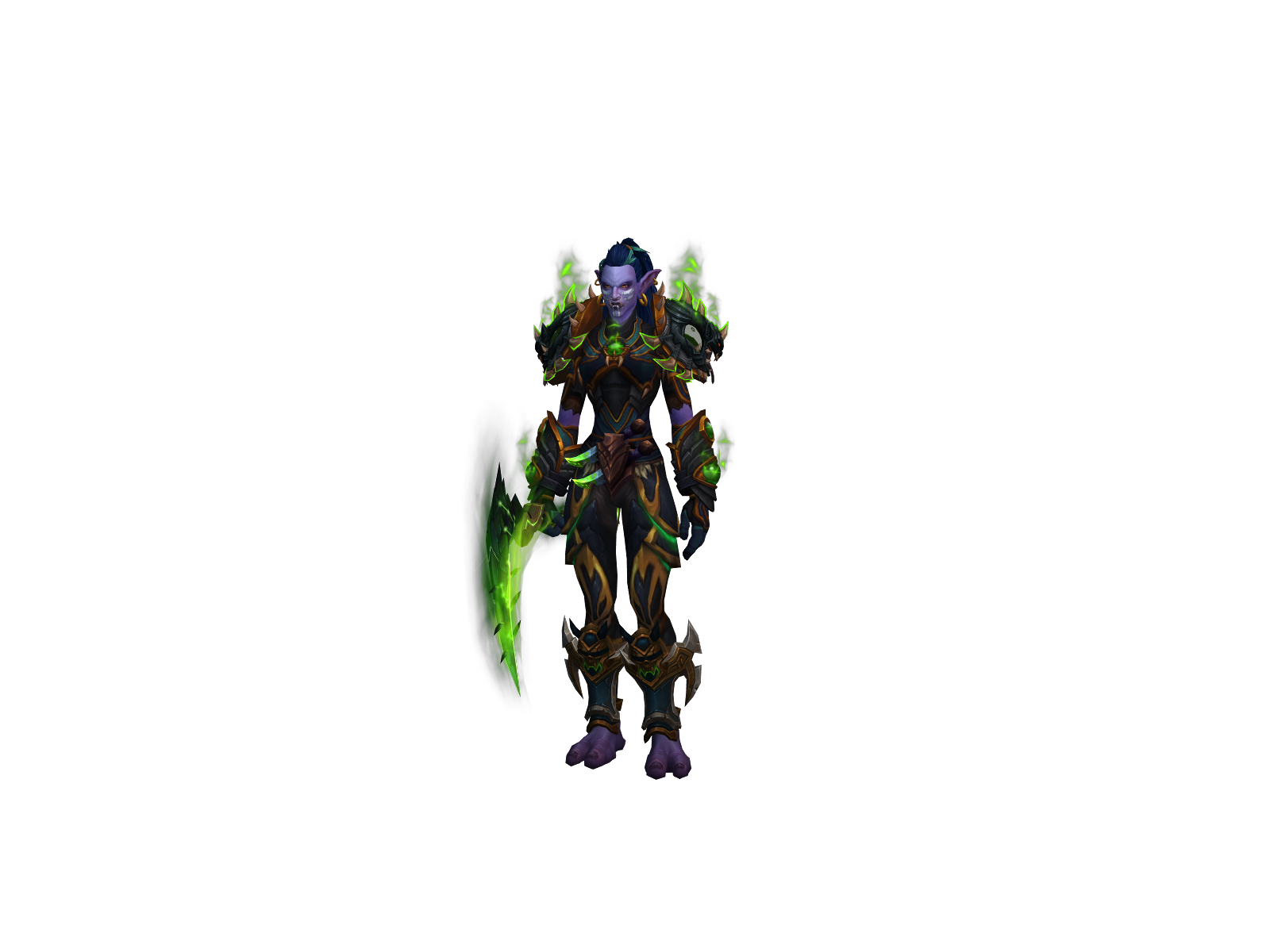 Samarae 3D character render